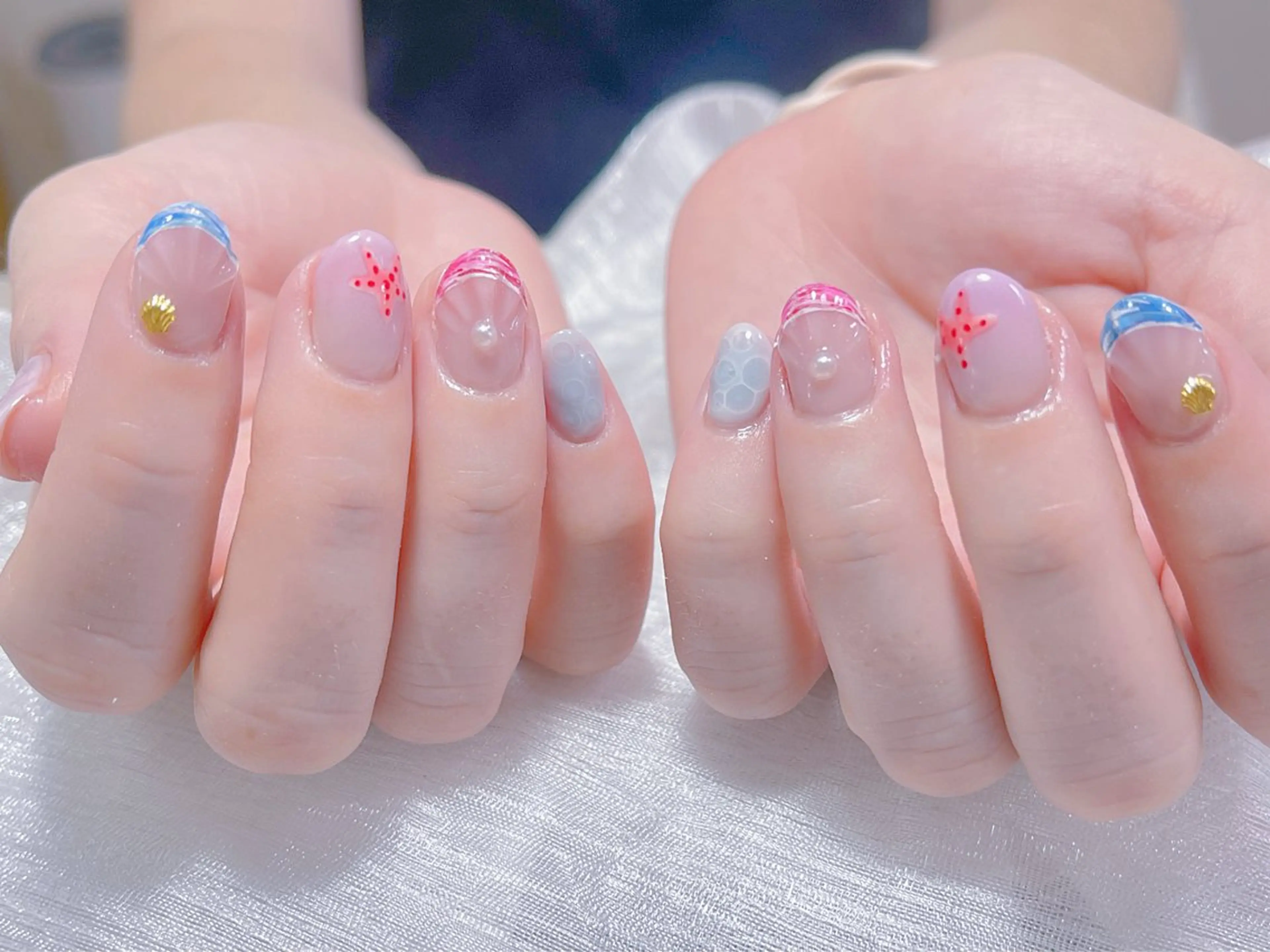 ネイル 🎀ネイルサロン エクラYUI🎀のネイルデザイン