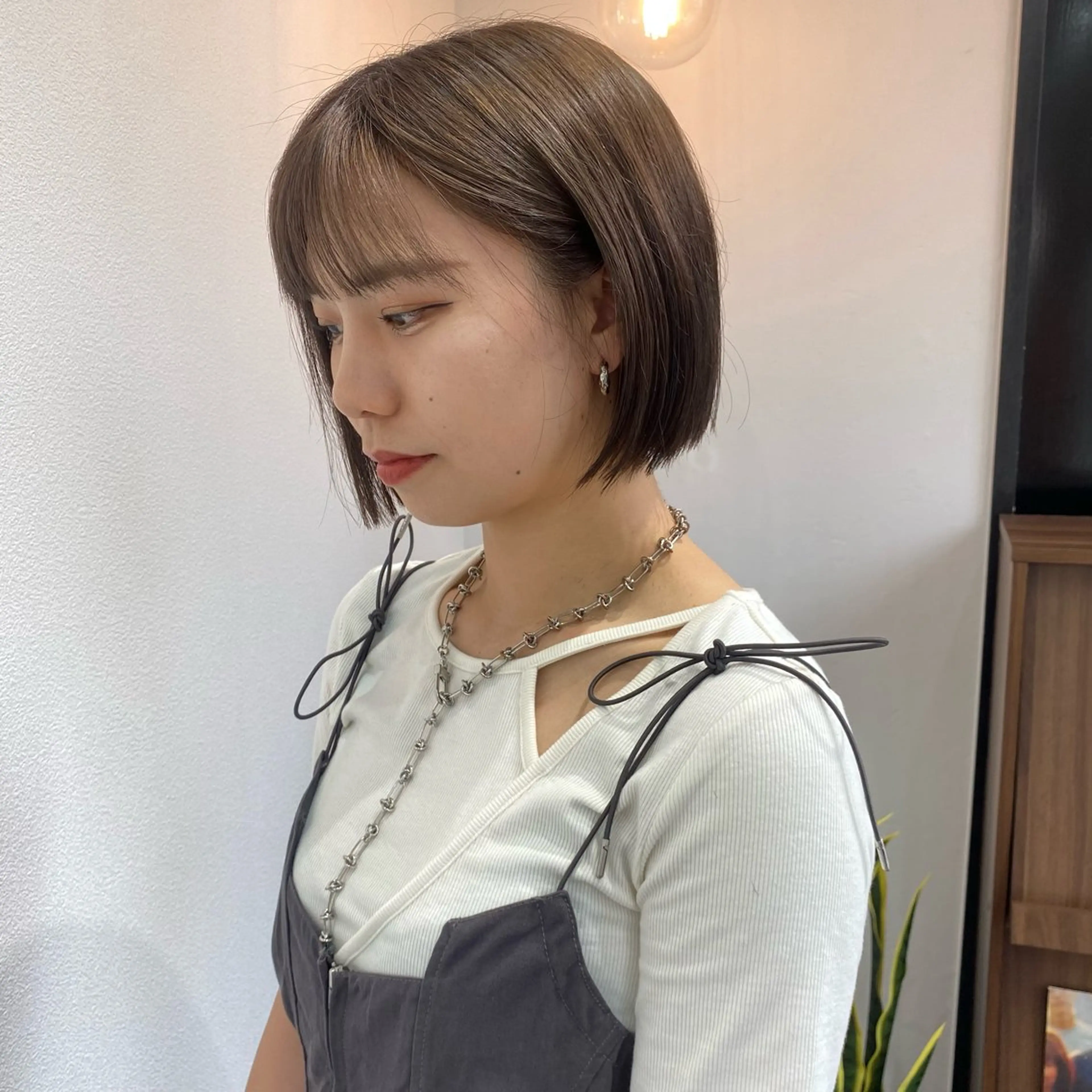 ショート カラー レイヤーボブ/ 艶カラー/サナ🌼のヘアスタイル