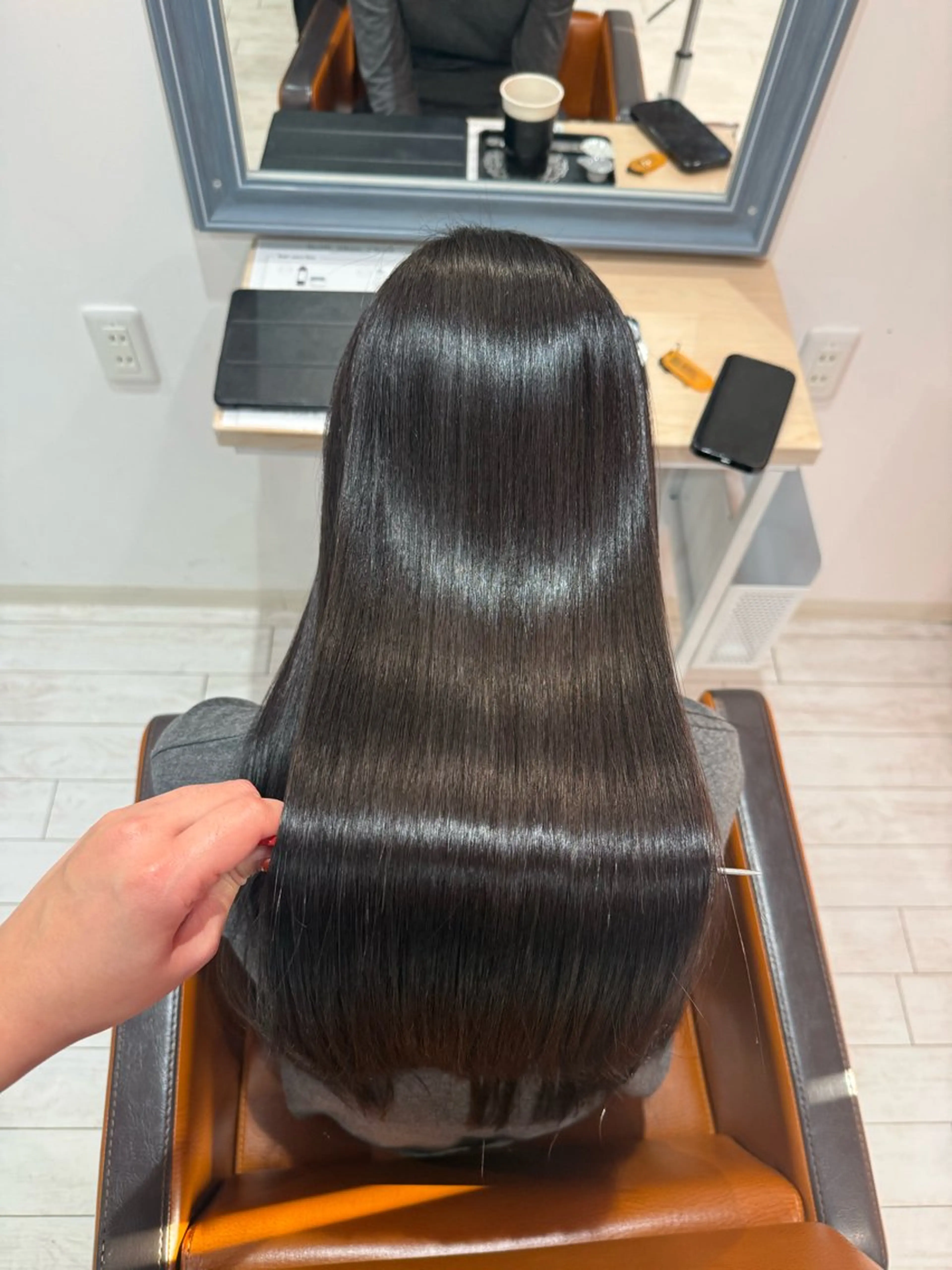 ロング ヘアカラー トリートメント 🍊髪質改善🍊縮毛 矯正🍊濱野紗奈🍊のヘアスタイル