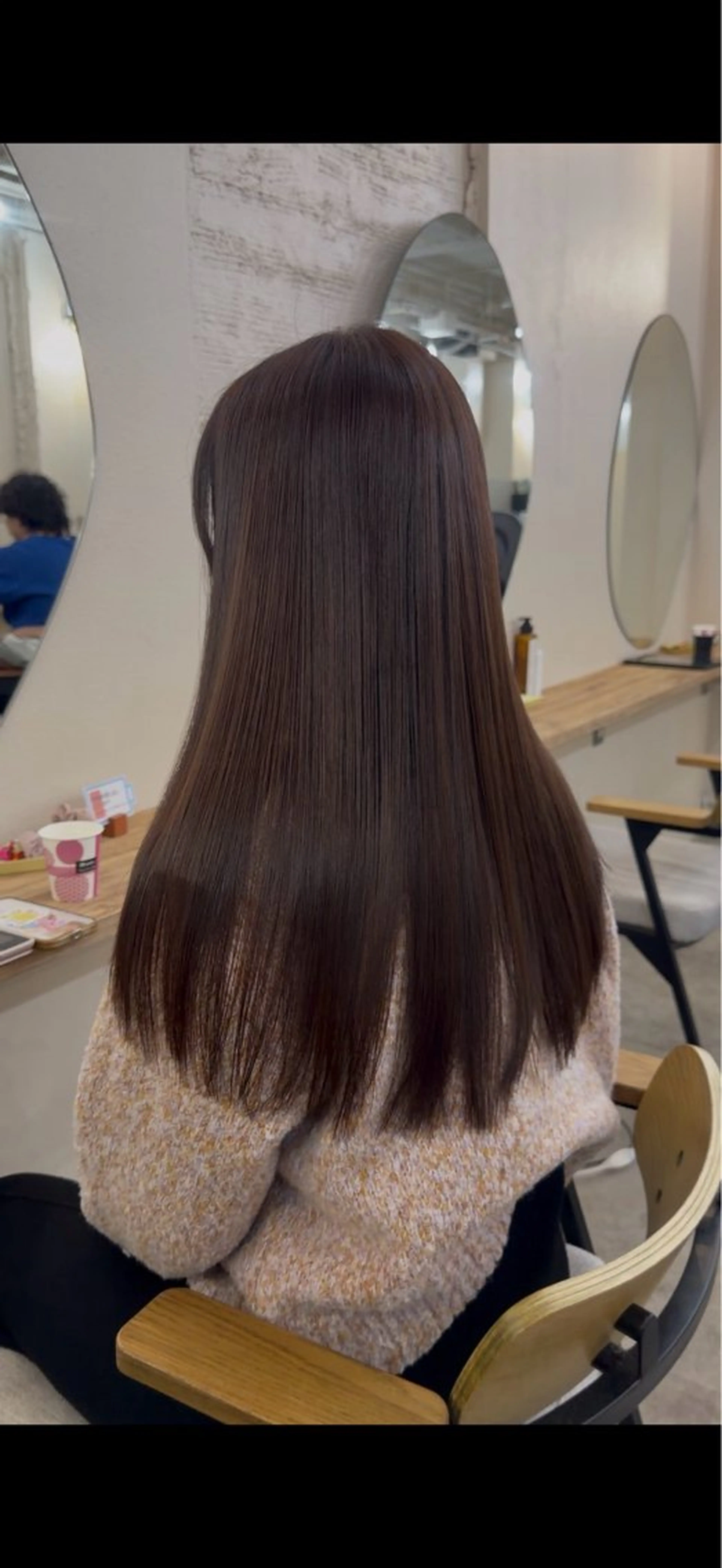 ロング 🐑うる艶縮毛矯正 AZUMI京都🐑のヘアスタイル