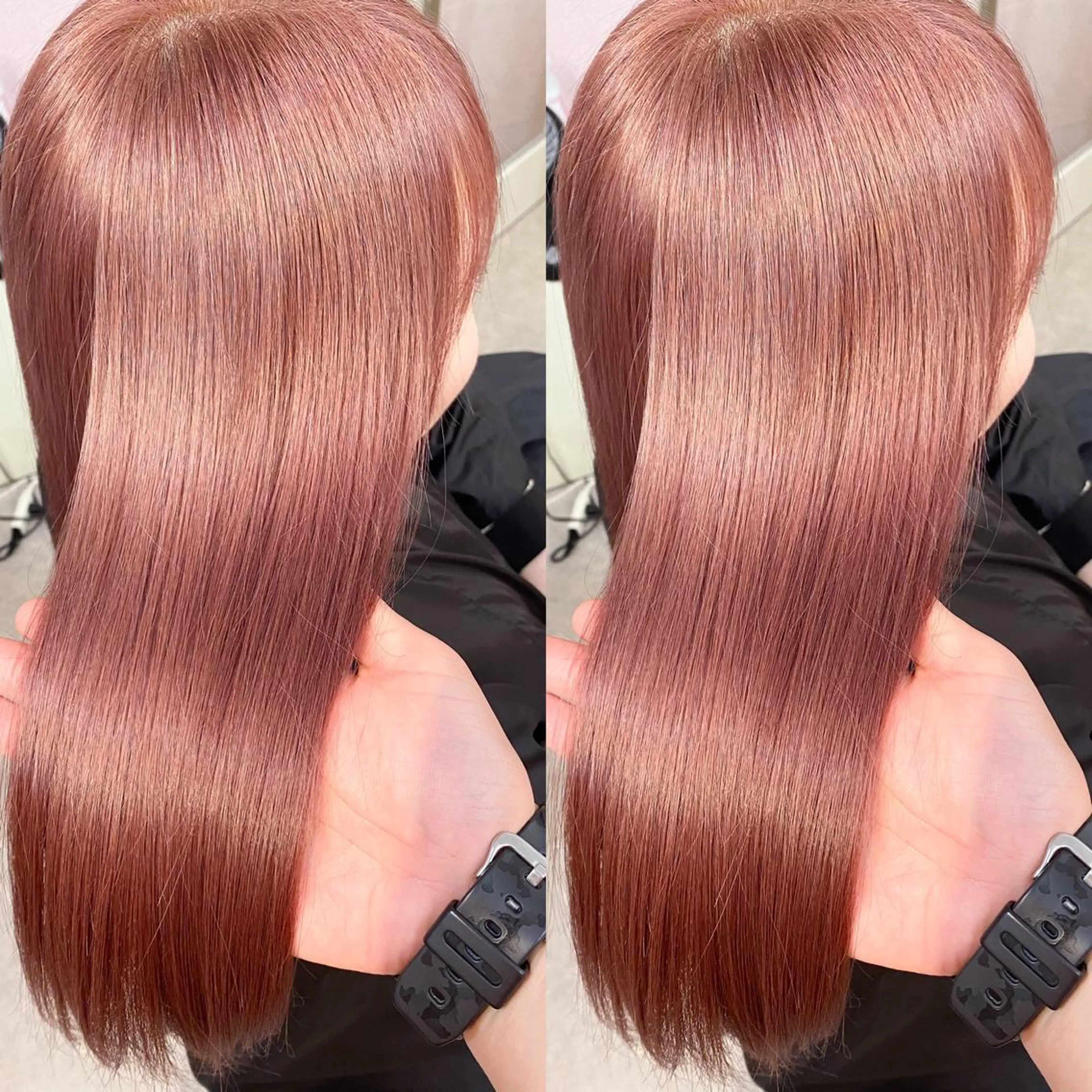 💖【クラス職場で1番美髪】本物のケアカラー+髪質改善トリートメント🧸暖色◎寒色◎ブラウン◎の写真