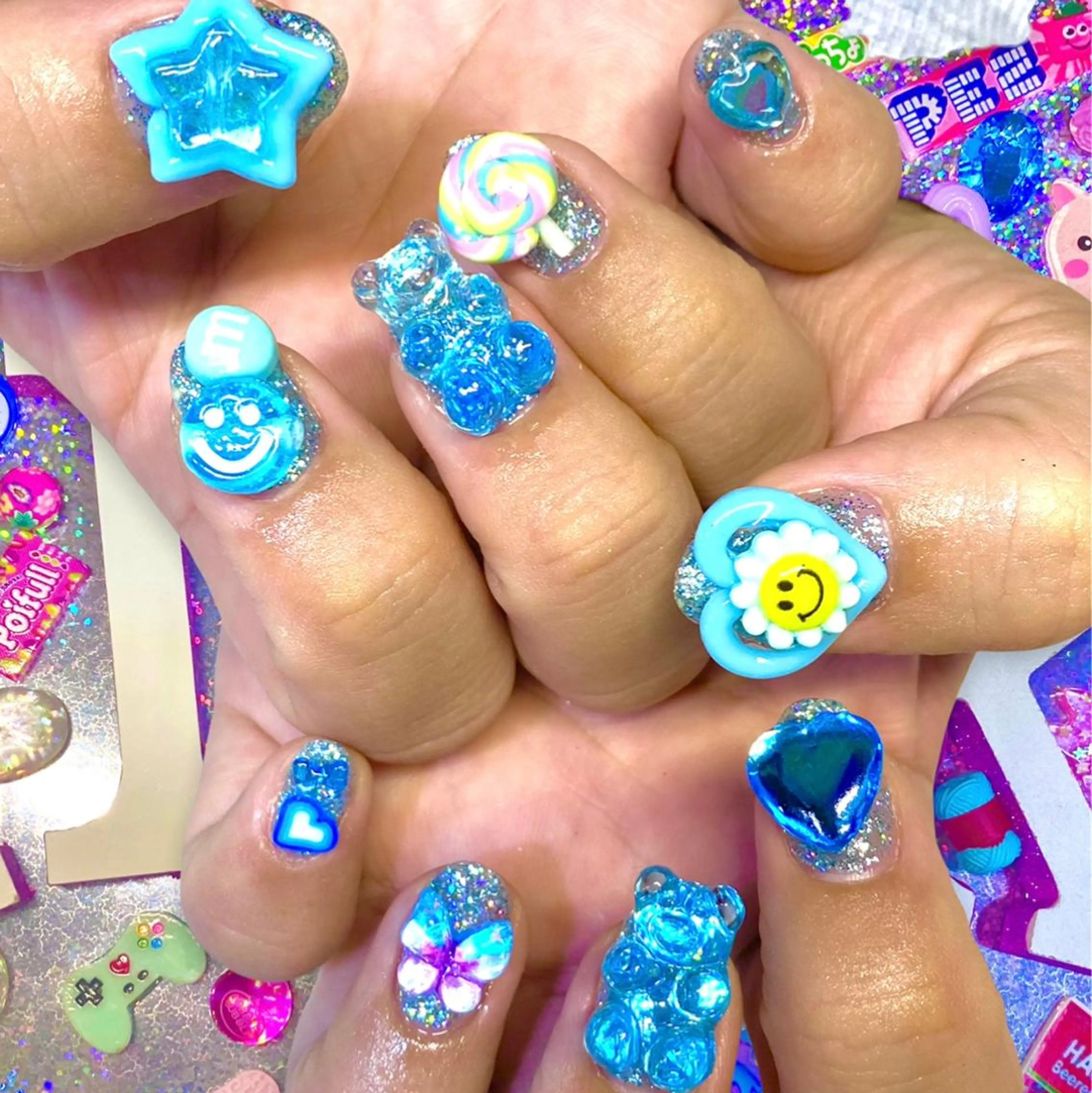 ネイル アートネイル クリアネイル ジェルネイル ニュアンスネイル オフィスネイル 8appy YUKITIN.Bのネイルデザイン