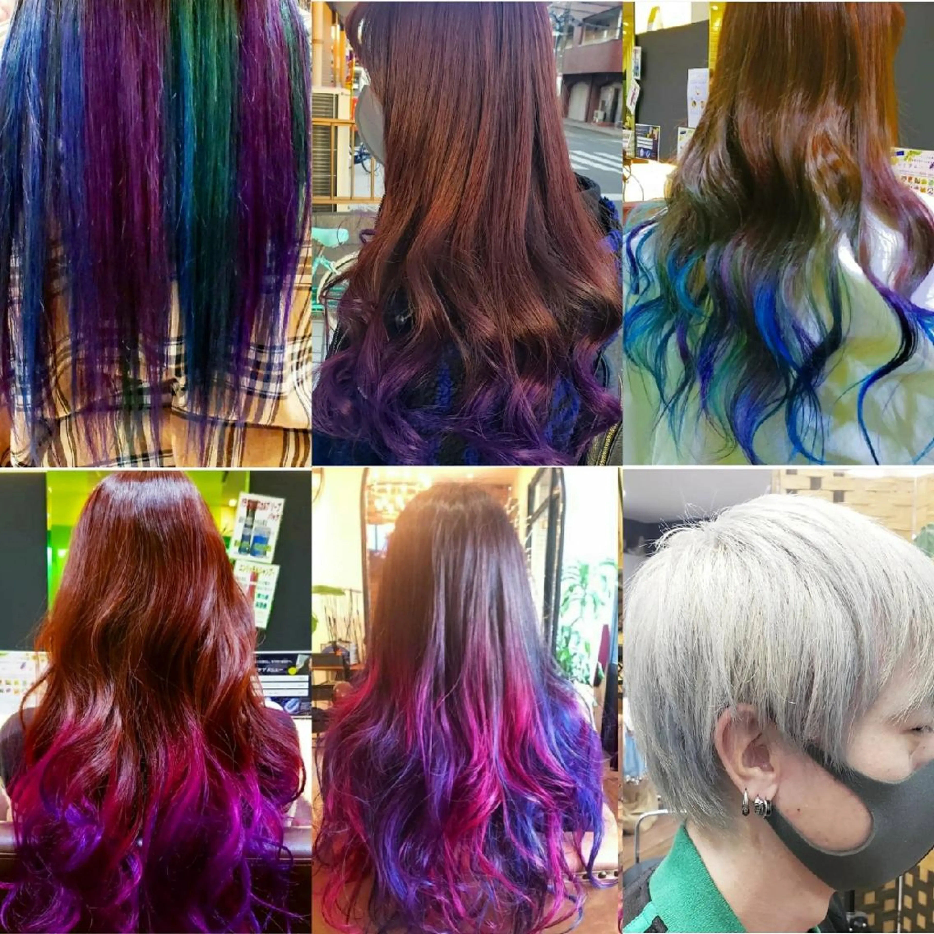 ブリーチ&カラー&トリートメントの写真