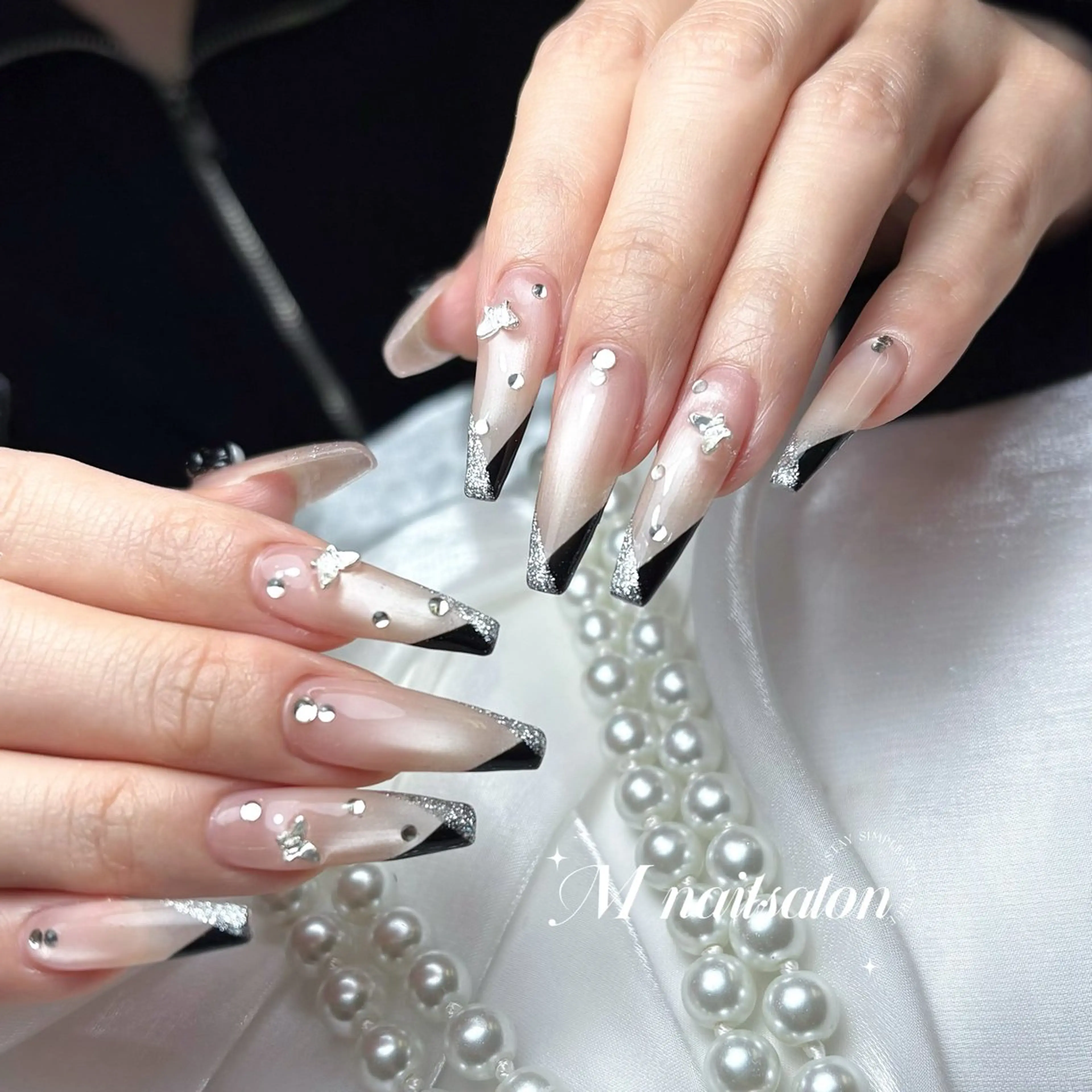 ネイル ハンドネイル M🌷nail 長さだし専門店のネイルデザイン