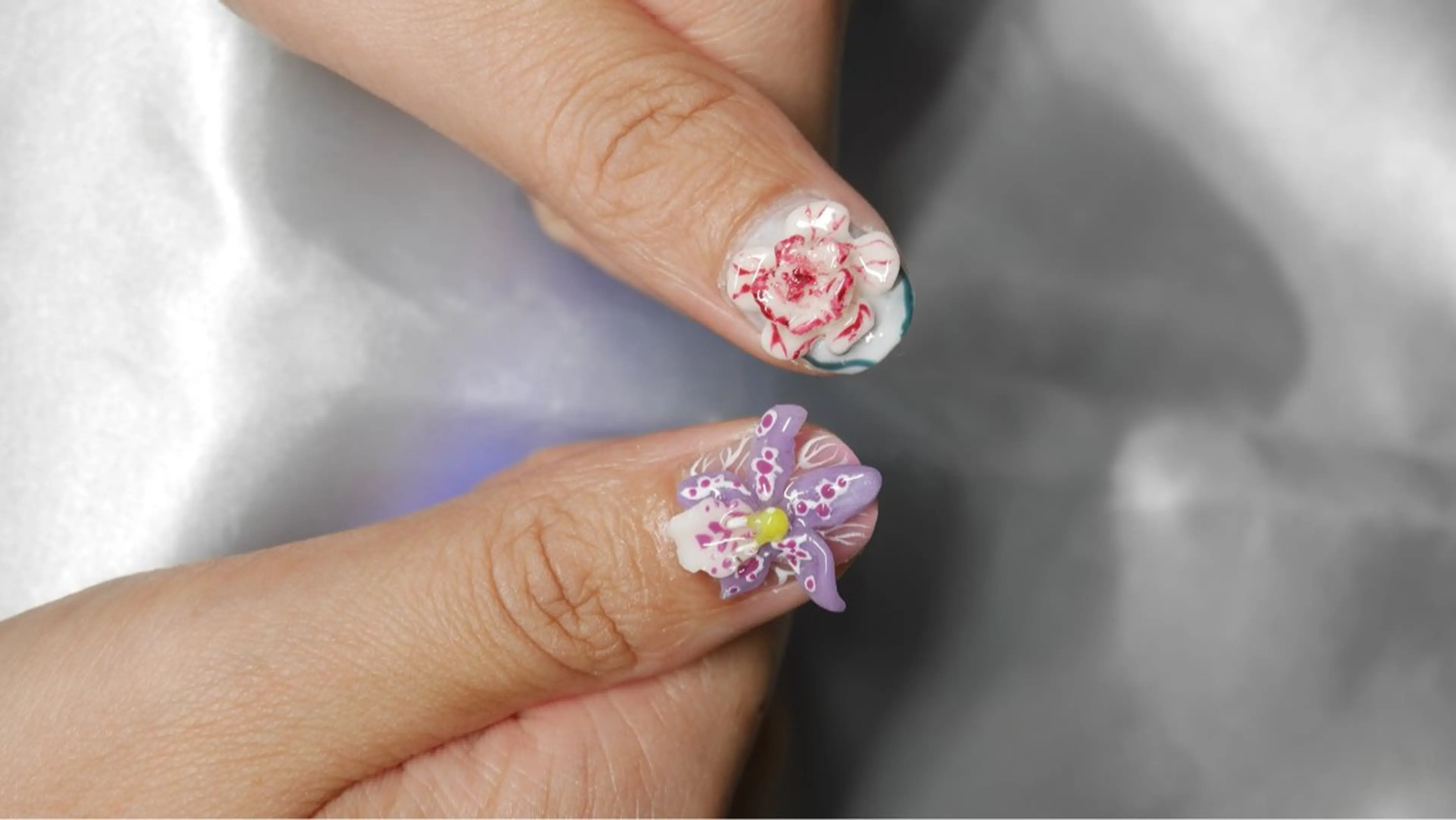 オフあり2本アート🎨の写真