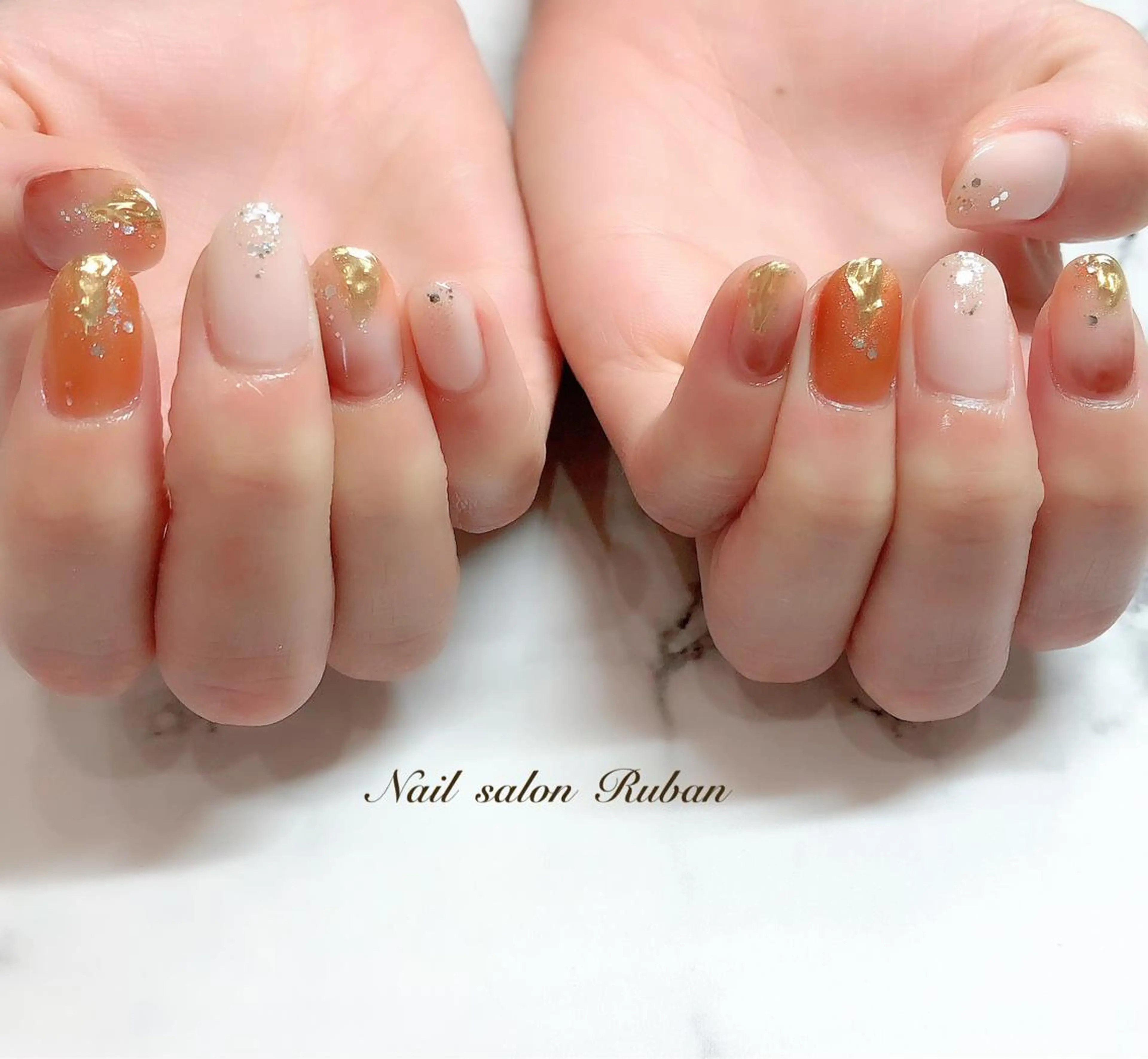ネイル ニュアンスネイル Nail salon Rubanのネイルデザイン