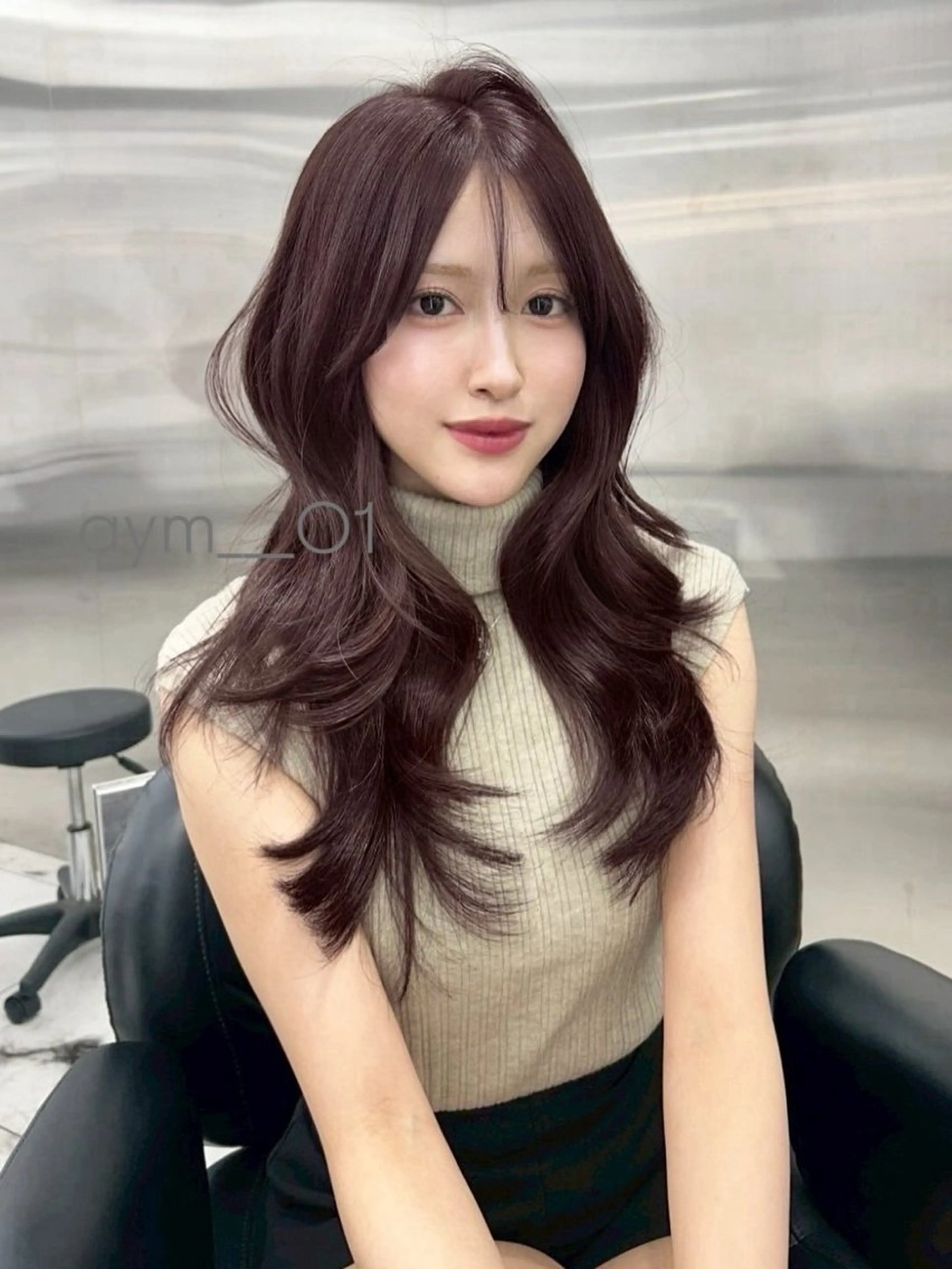 ロング 銀座/韓国ヘア🤍 レイヤーAYUMIのヘアスタイル