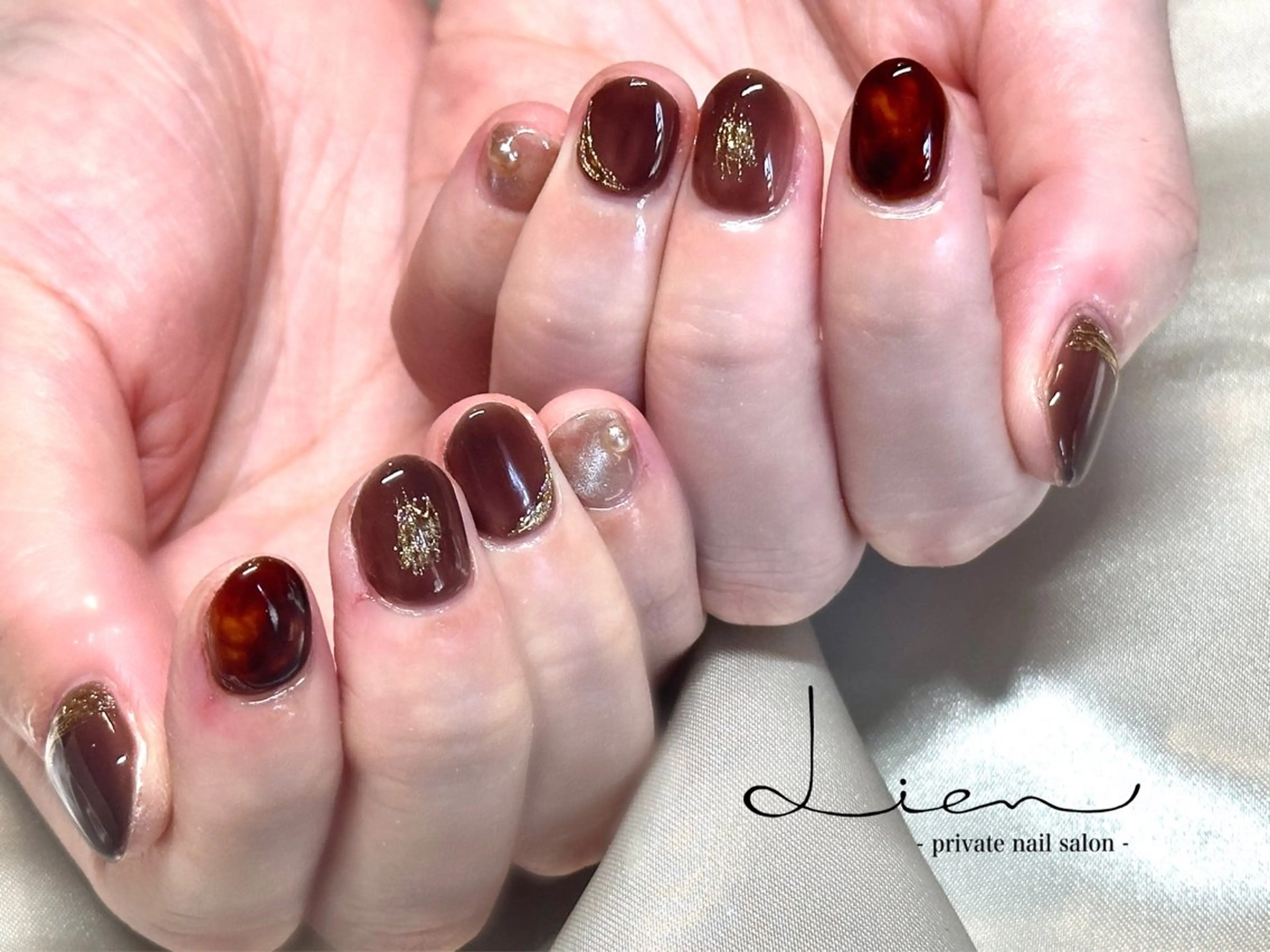 ネイル ショートネイル Lien 【リアン】北堀江のネイルデザイン
