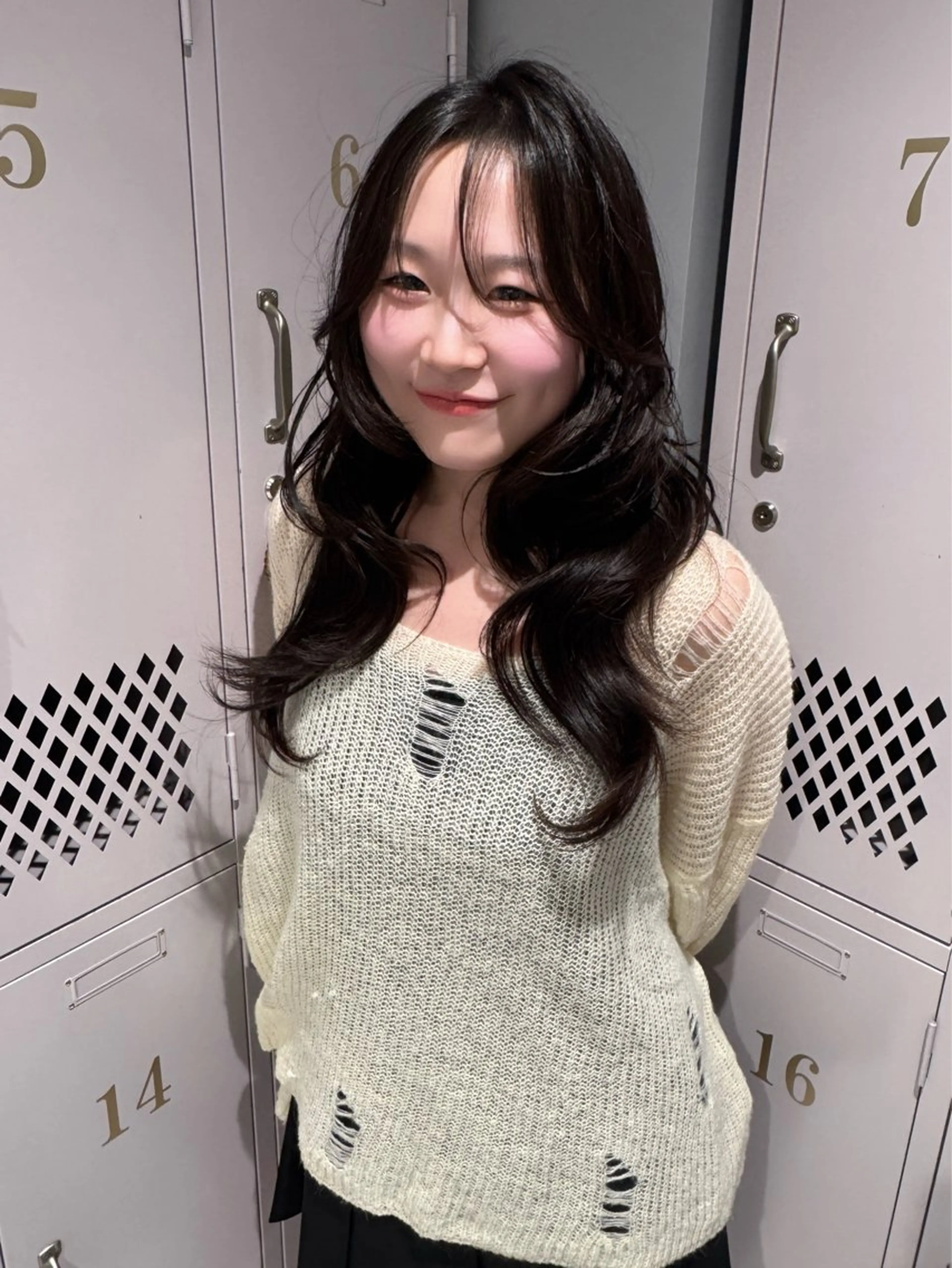 ロング ハッシュカット 新宿☆レイヤーカット 🎀RISAのヘアスタイル