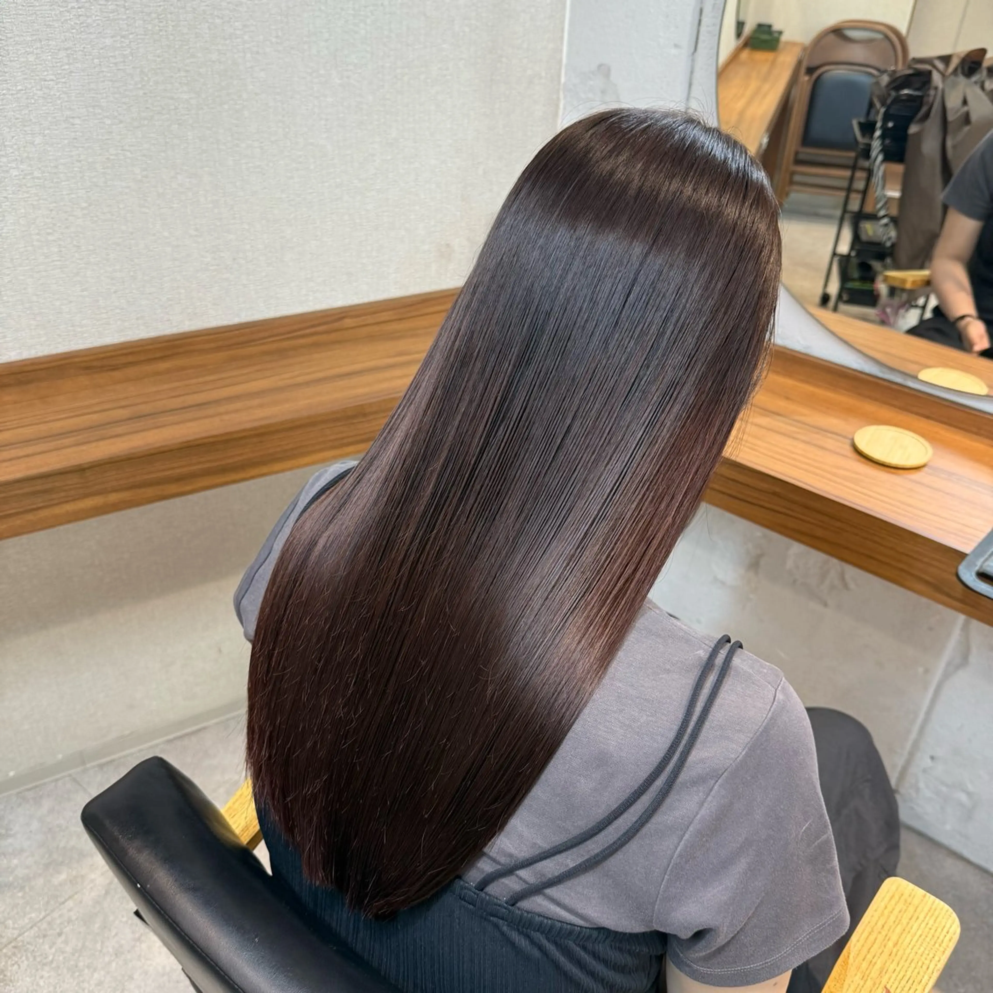 ロング カラー カット パーマ 縮毛矯正 高橋 充輝のヘアスタイル