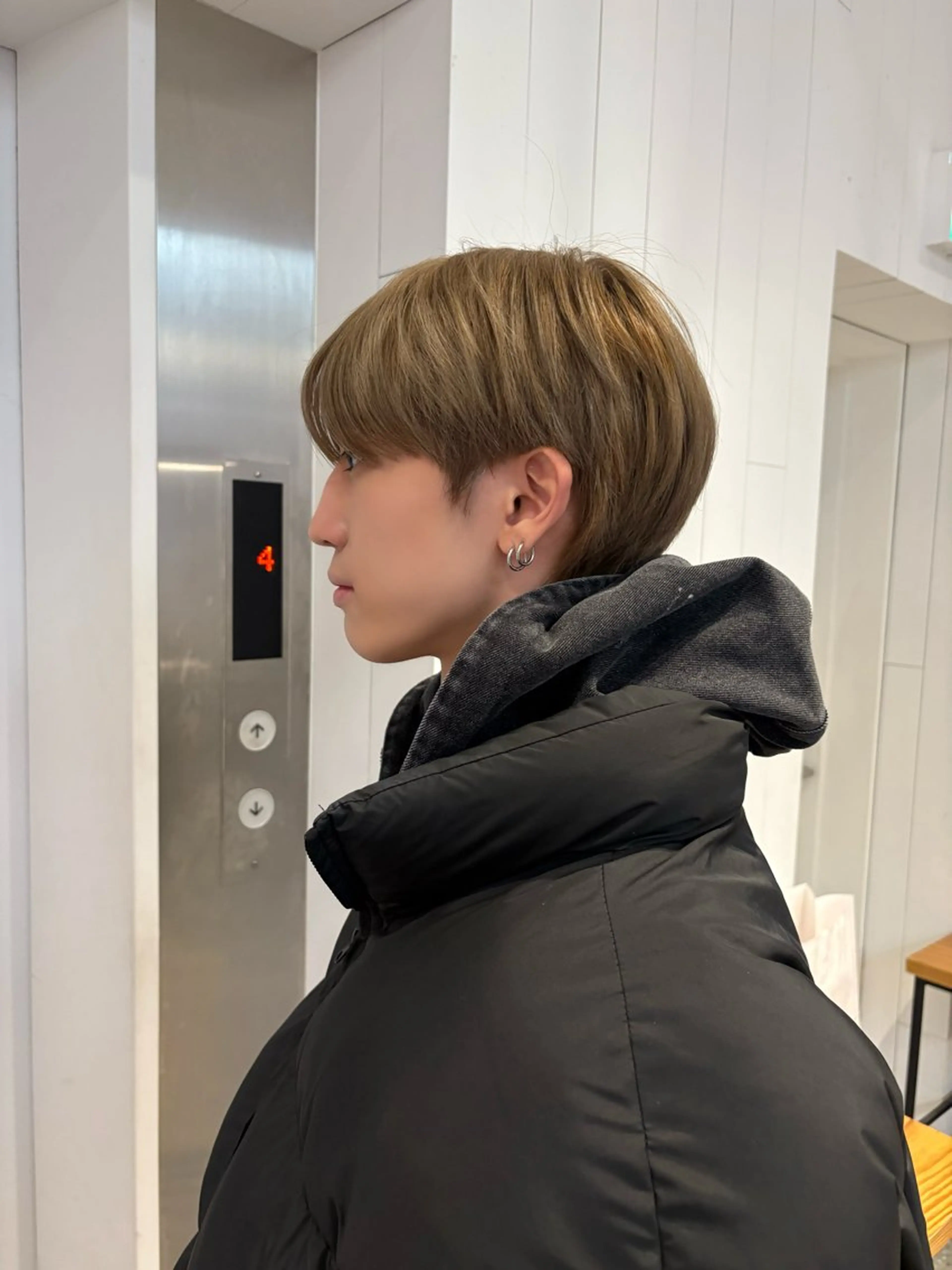 【メンズ限定】韓国風センターパートの写真