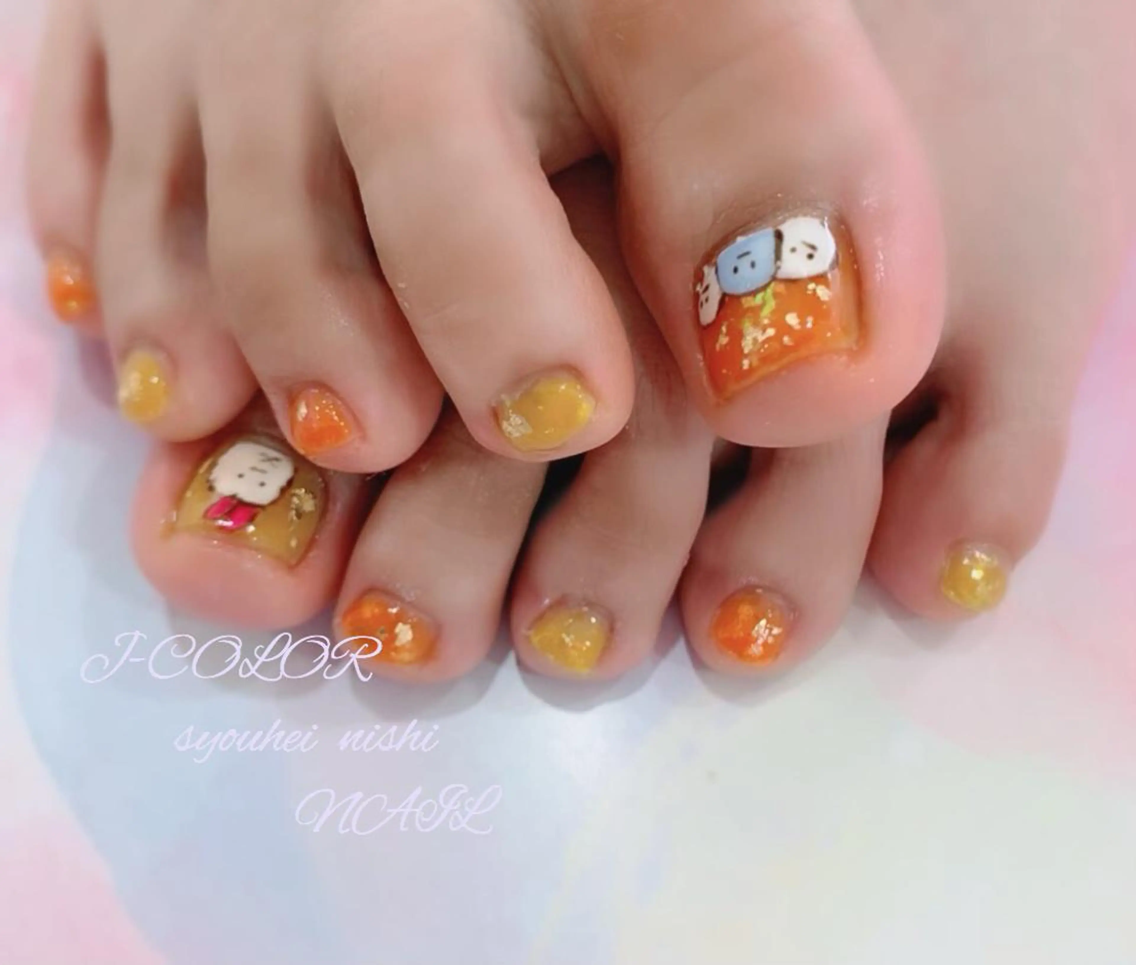 ネイル フットネイル 持ち込み 高橋 春菜のヘアスタイル