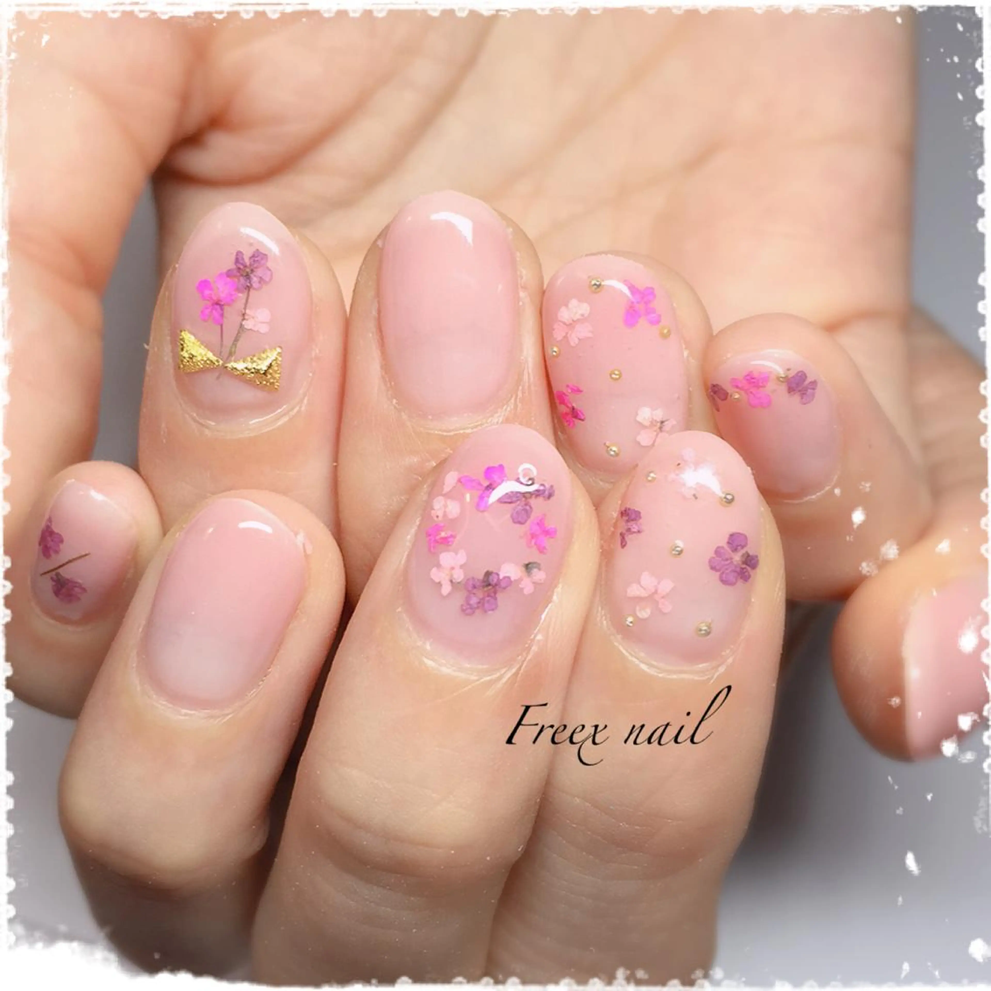 ネイル 持ち込み freex nail /ニュアンス/個性派のネイルデザイン