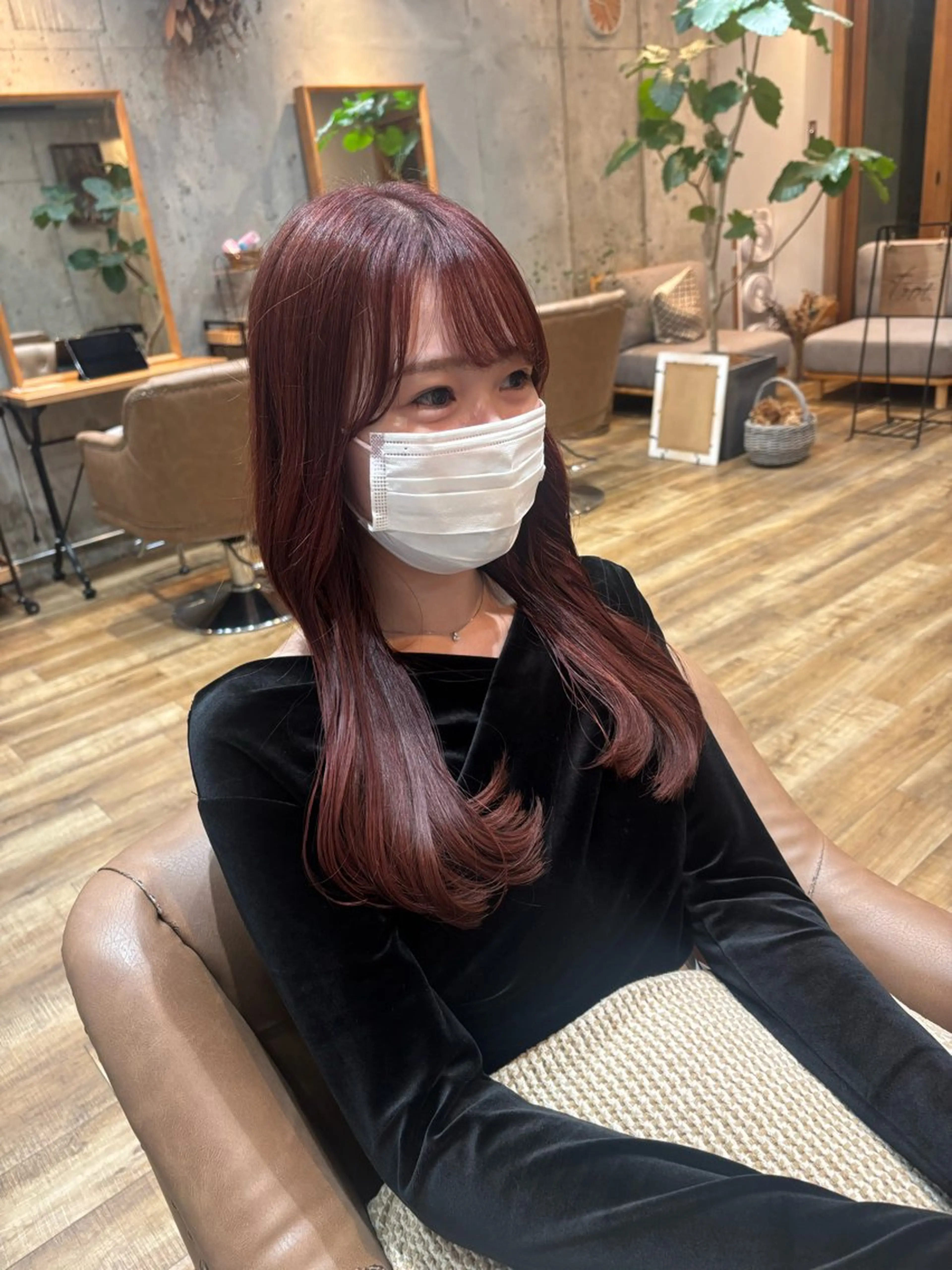 ロング カット ヘアカラー トリートメント ♡ FUU♡のヘアスタイル