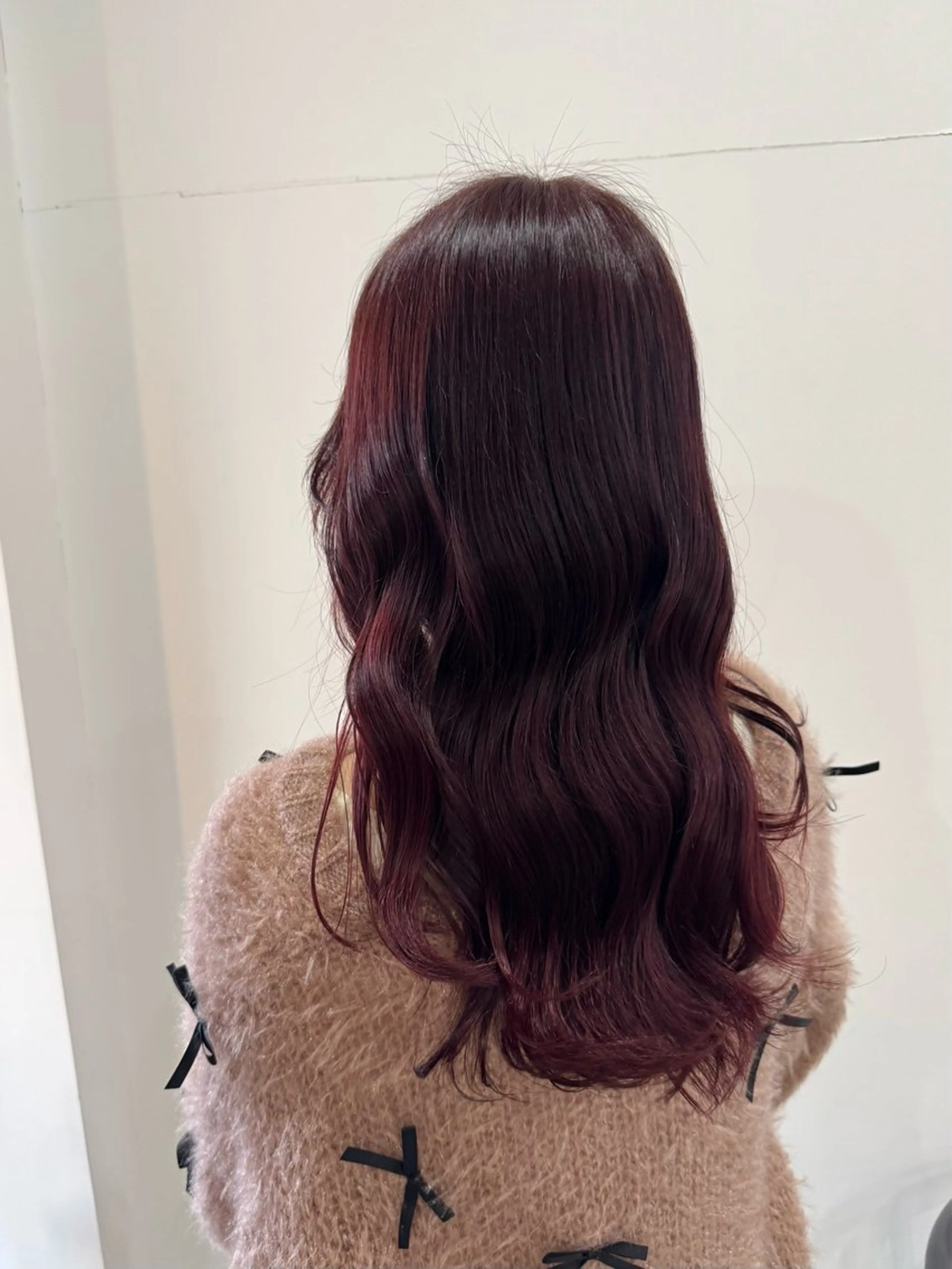ロング カラー 尾崎 ひなののヘアスタイル