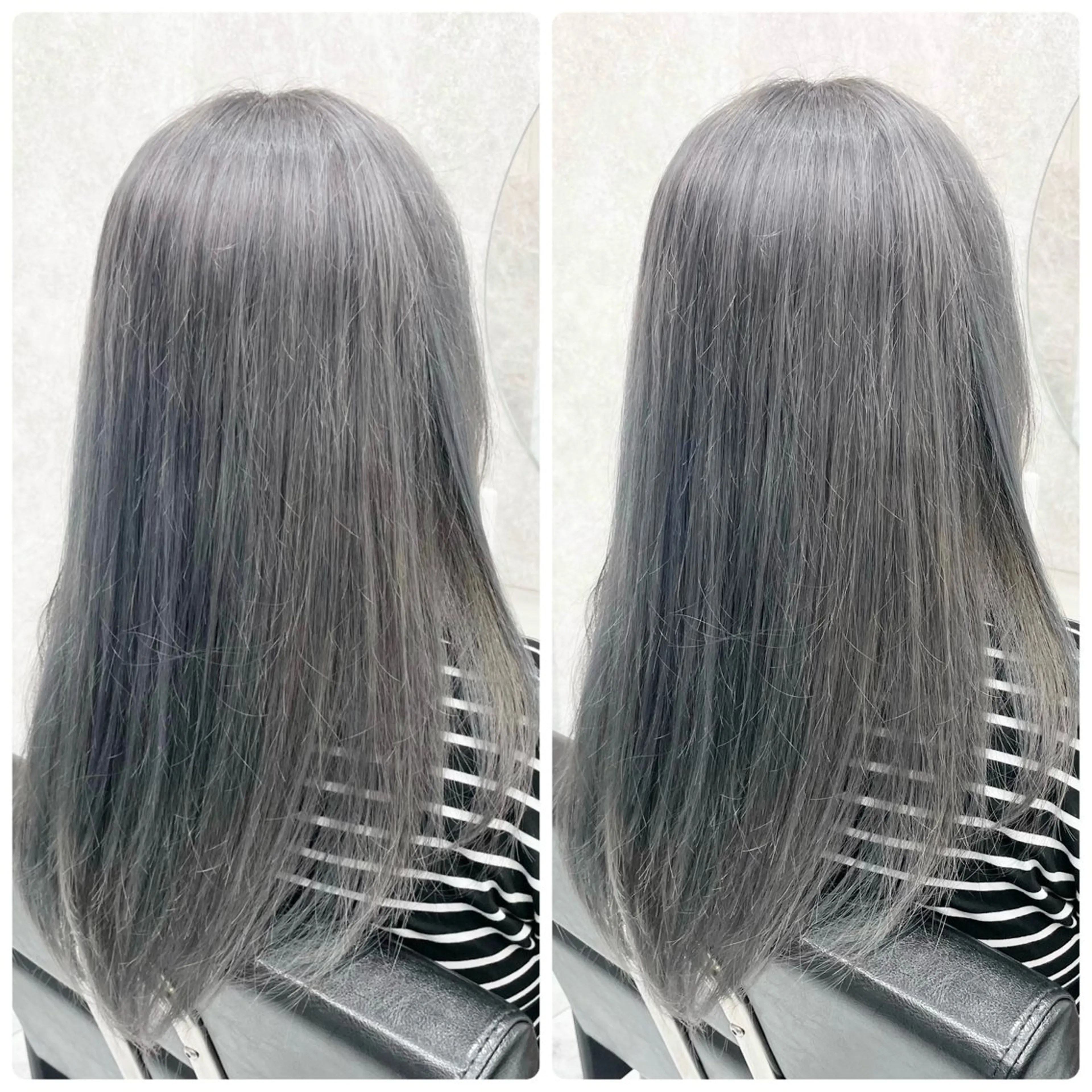 ロング 🦋ハイトーン🦋 石山 希理🦋のヘアスタイル