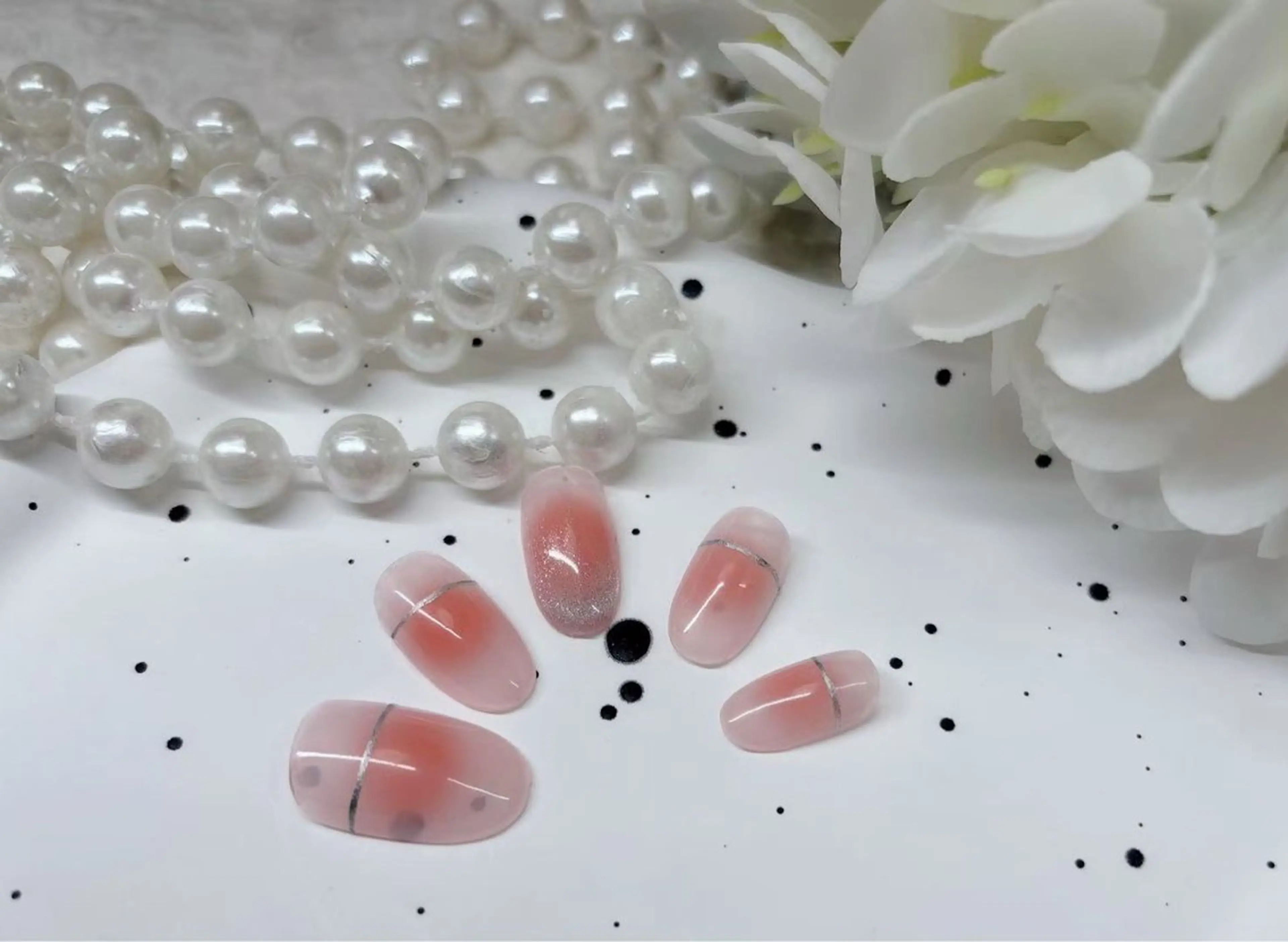 【シンプルデザイン】シンプルデザインがお好きなあなたへ美しい指先に◎デザインはスナップフォトからお選びください♪の写真