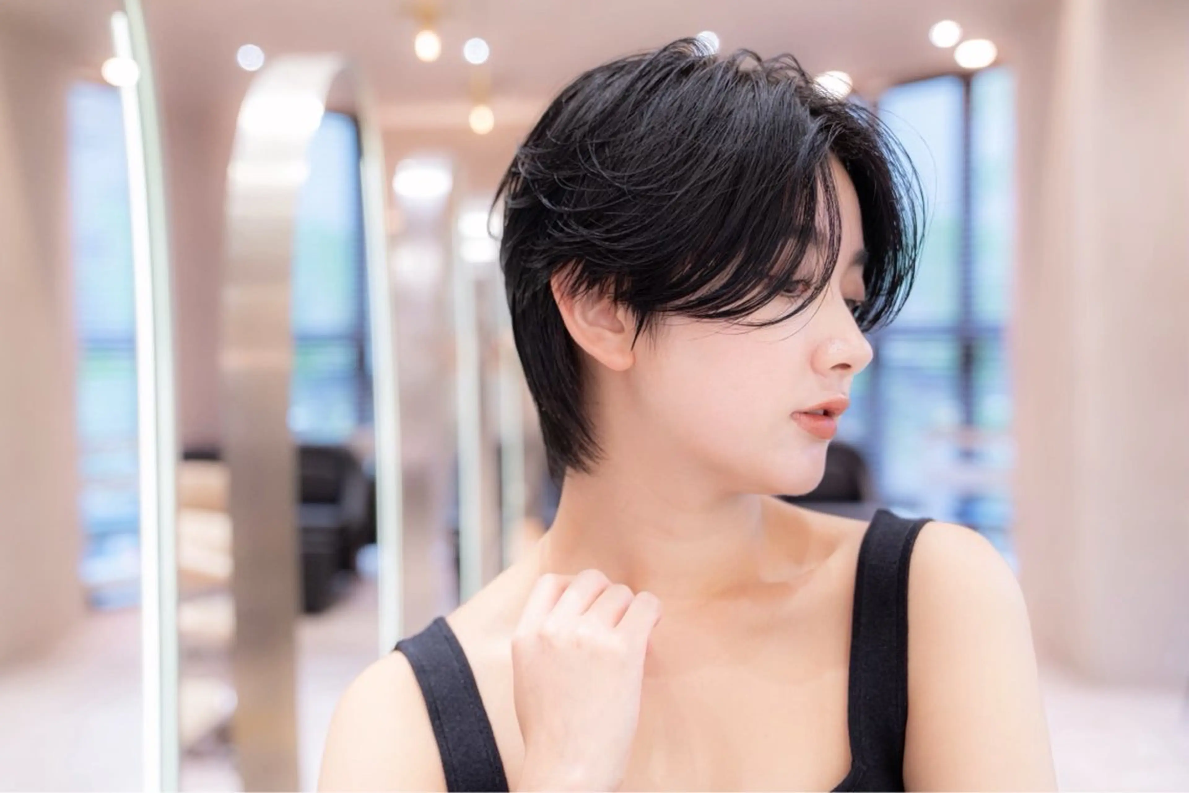 ショート パーマ カット パーマ トリートメント 🉐レイヤー/塩見 弘樹🉐渋谷のヘアスタイル