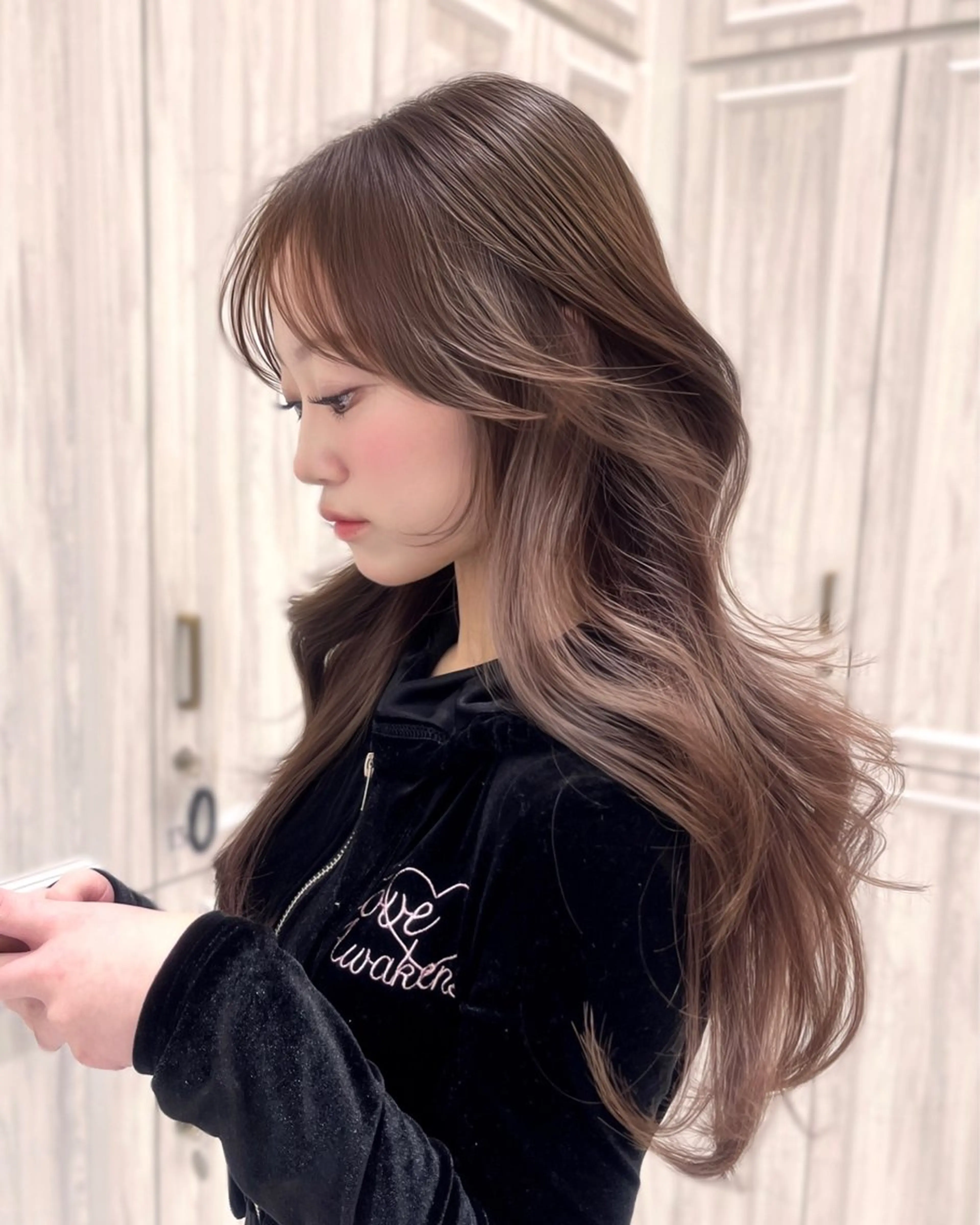 ロング トレンド韓国モテヘア Natsuki🌛のヘアスタイル