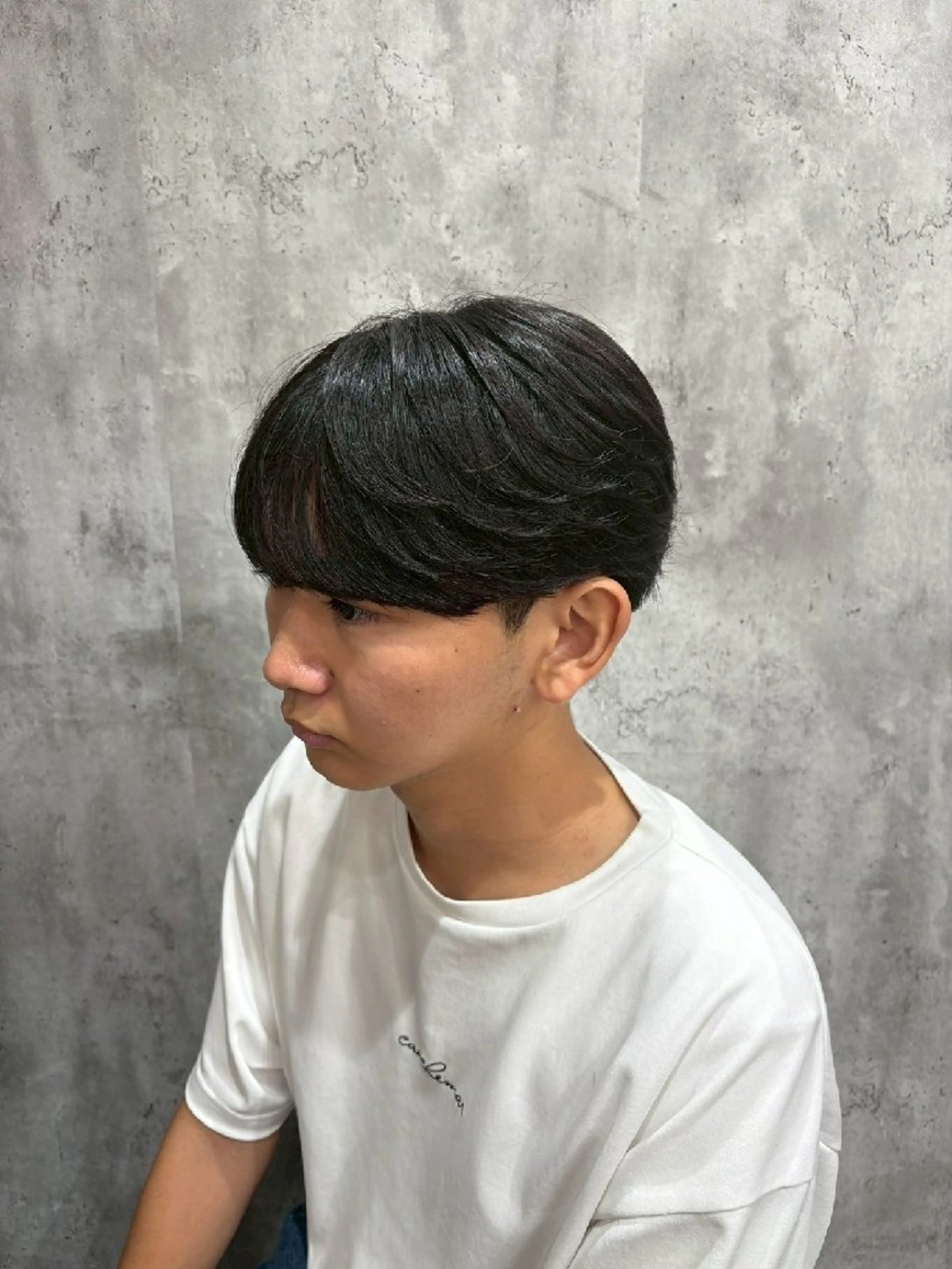 パーマ 🇰🇷ダウンパーマ 毛流れヘア🪽藤原のヘアスタイル