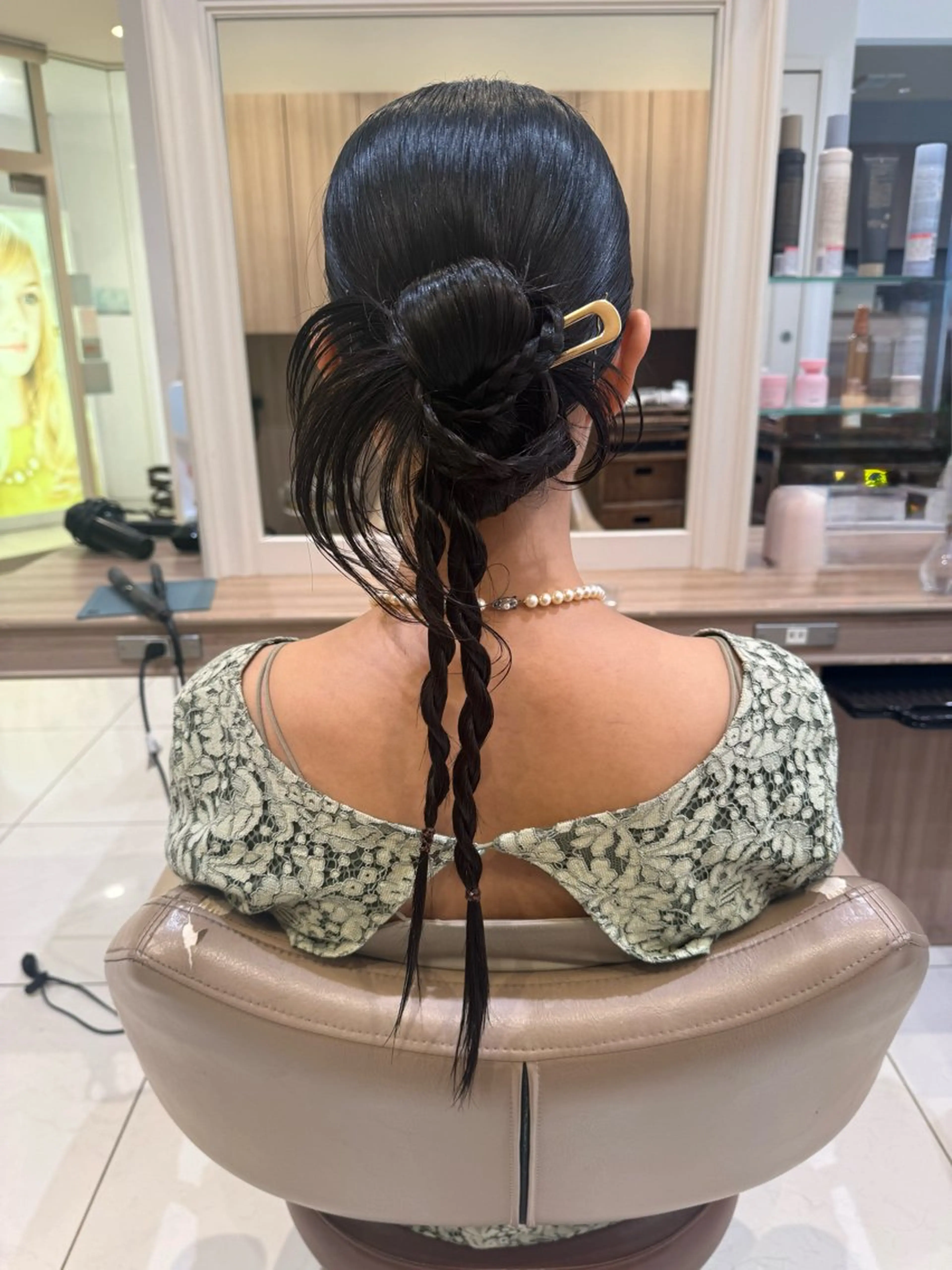 ロング ヘアアレンジ ヘアセット 韓国ヘアメイク🎀/ 縮毛矯正✨山本媛香のヘアスタイル