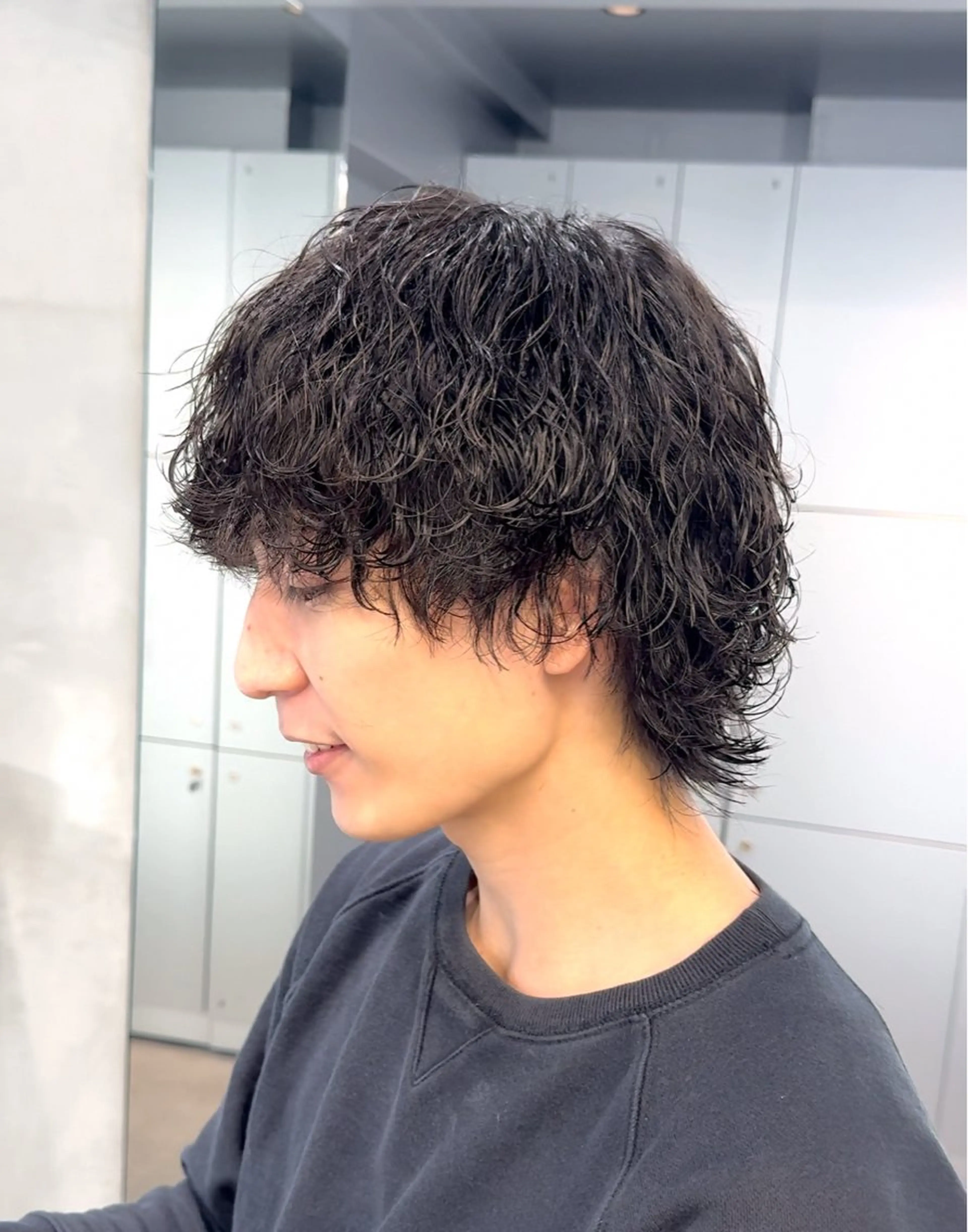 パーマ メンズ カット パーマ トリートメント fifth リュウセイのヘアスタイル
