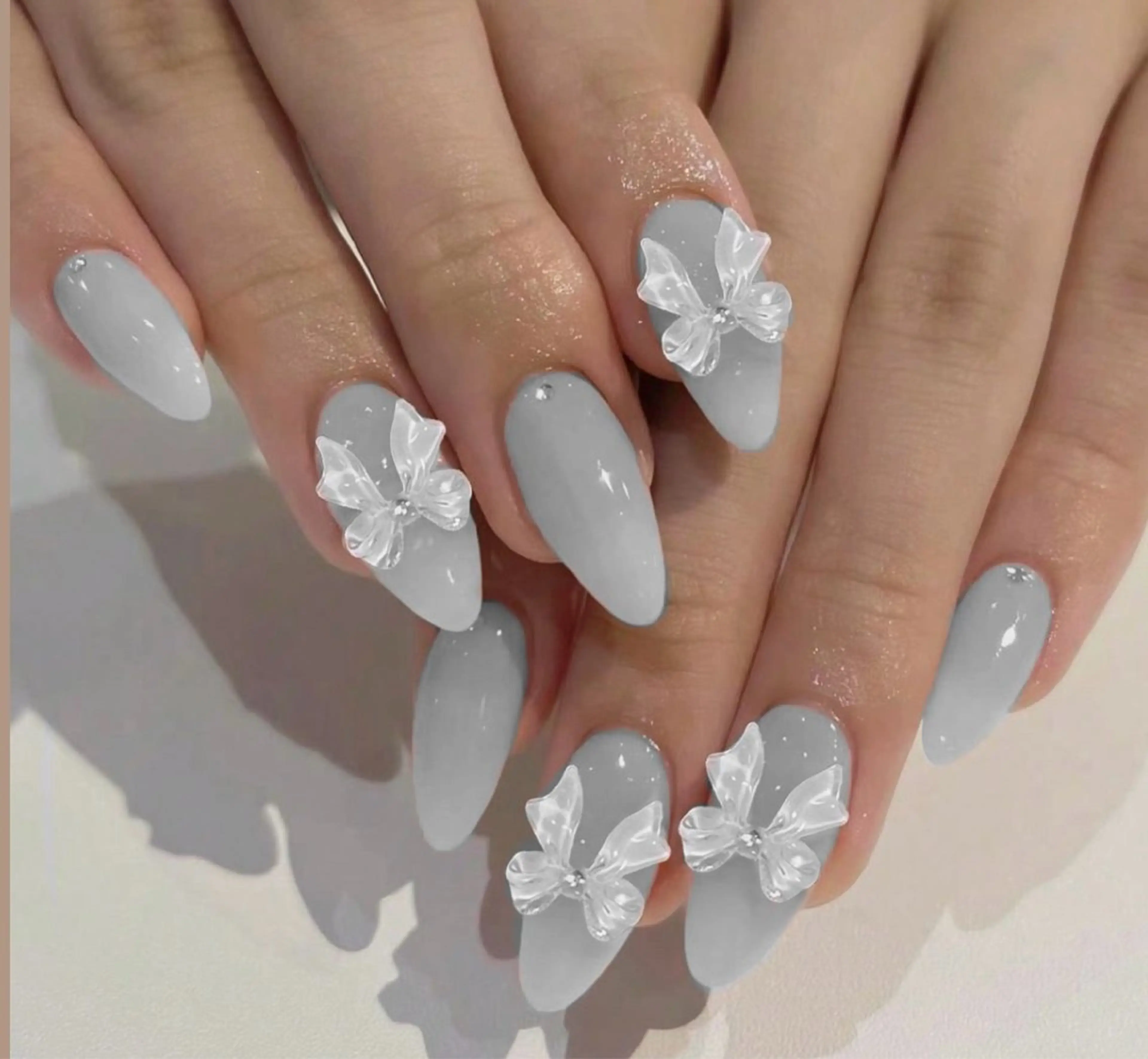 ネイル 韓国ネイル 持ち込み ニュアンスネイル ネイルチップ ハンドネイル TABI ANA.CHUOのネイルデザイン