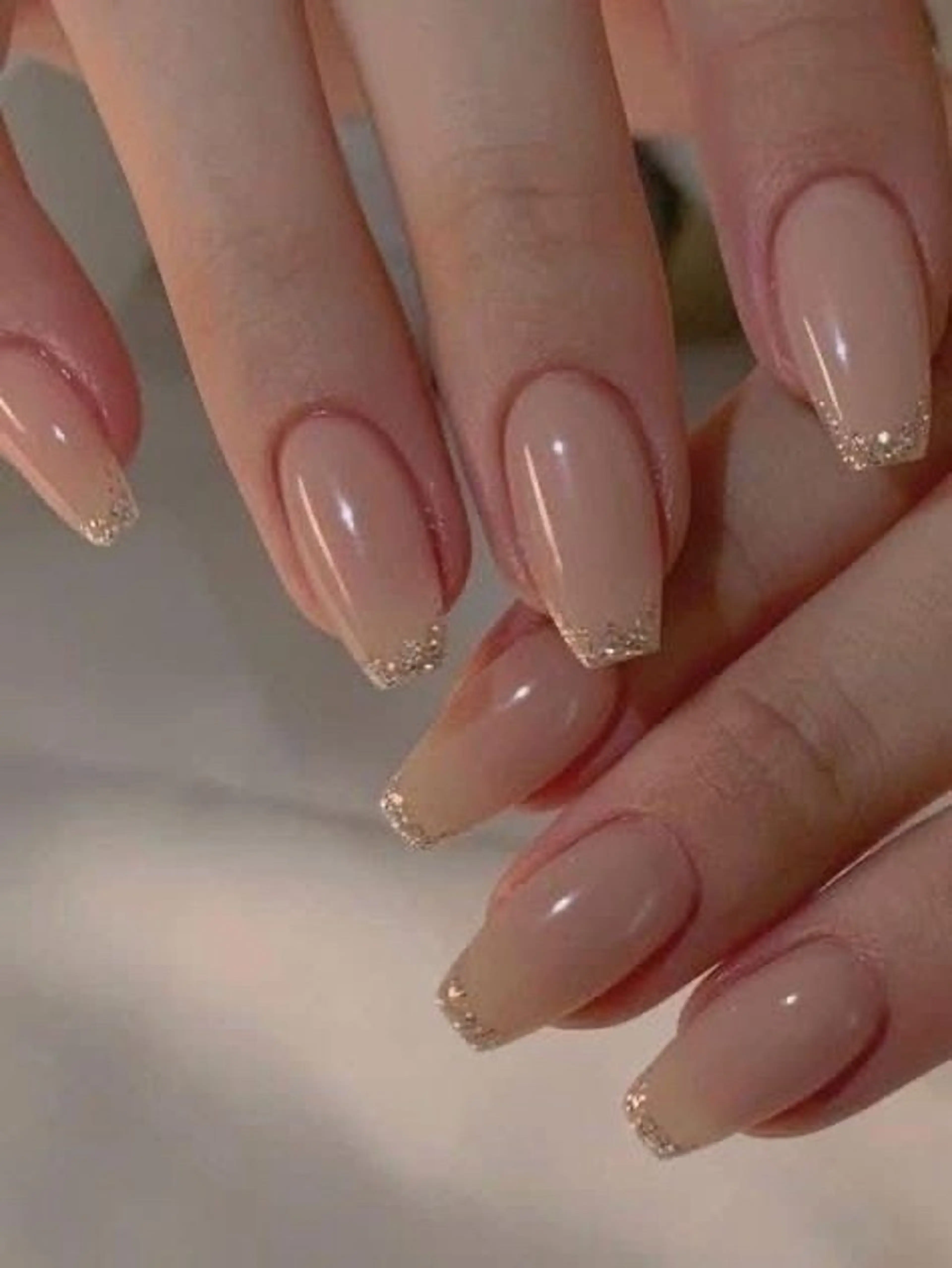 ネイル 長さ出し フレンチネイル グラデーション 卒業式 マグネットネイル ハンドネイル MIHANA NAILのネイルデザイン