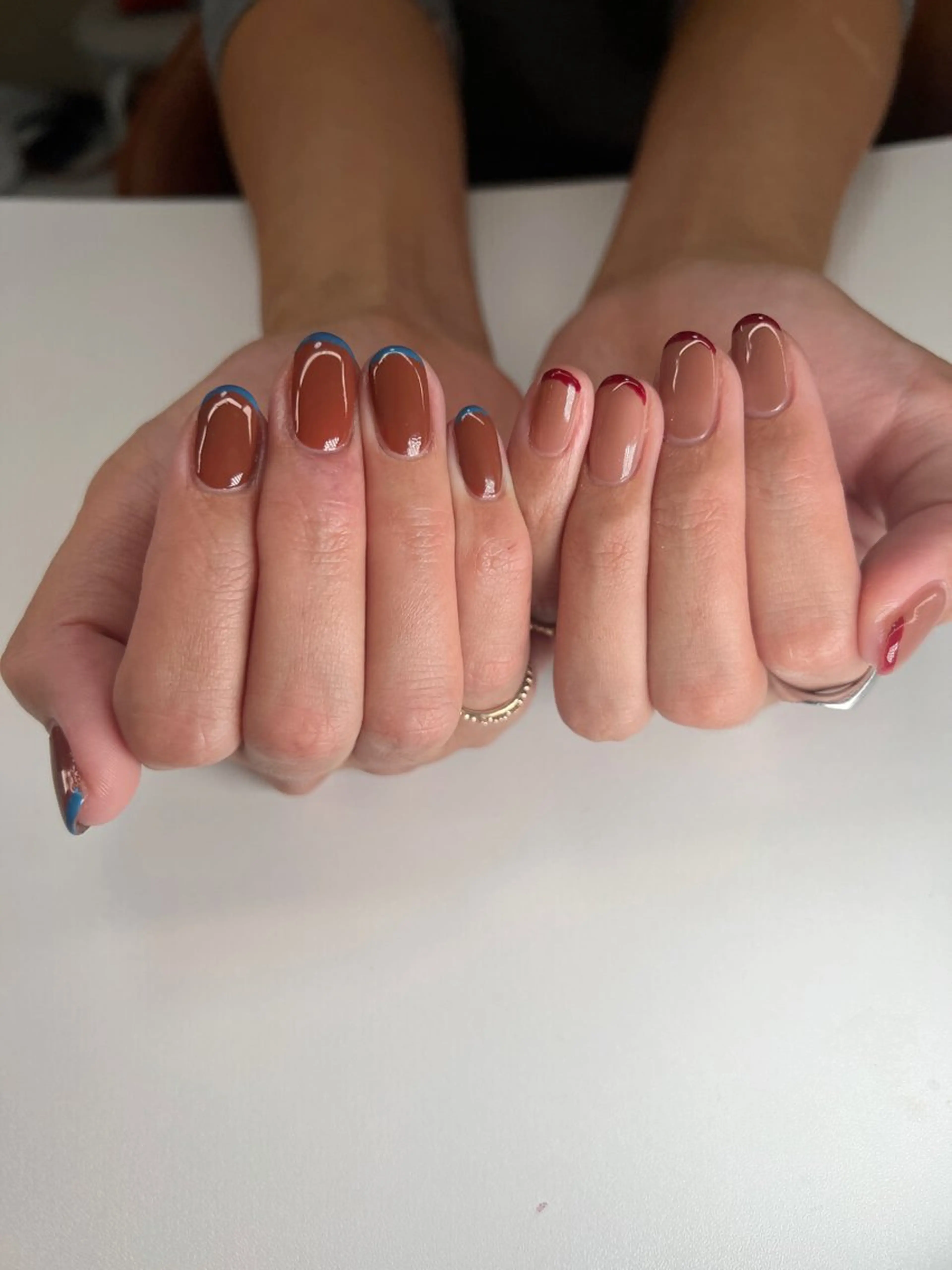 ネイル フレンチネイル ハンドネイル aura nail.のネイルデザイン