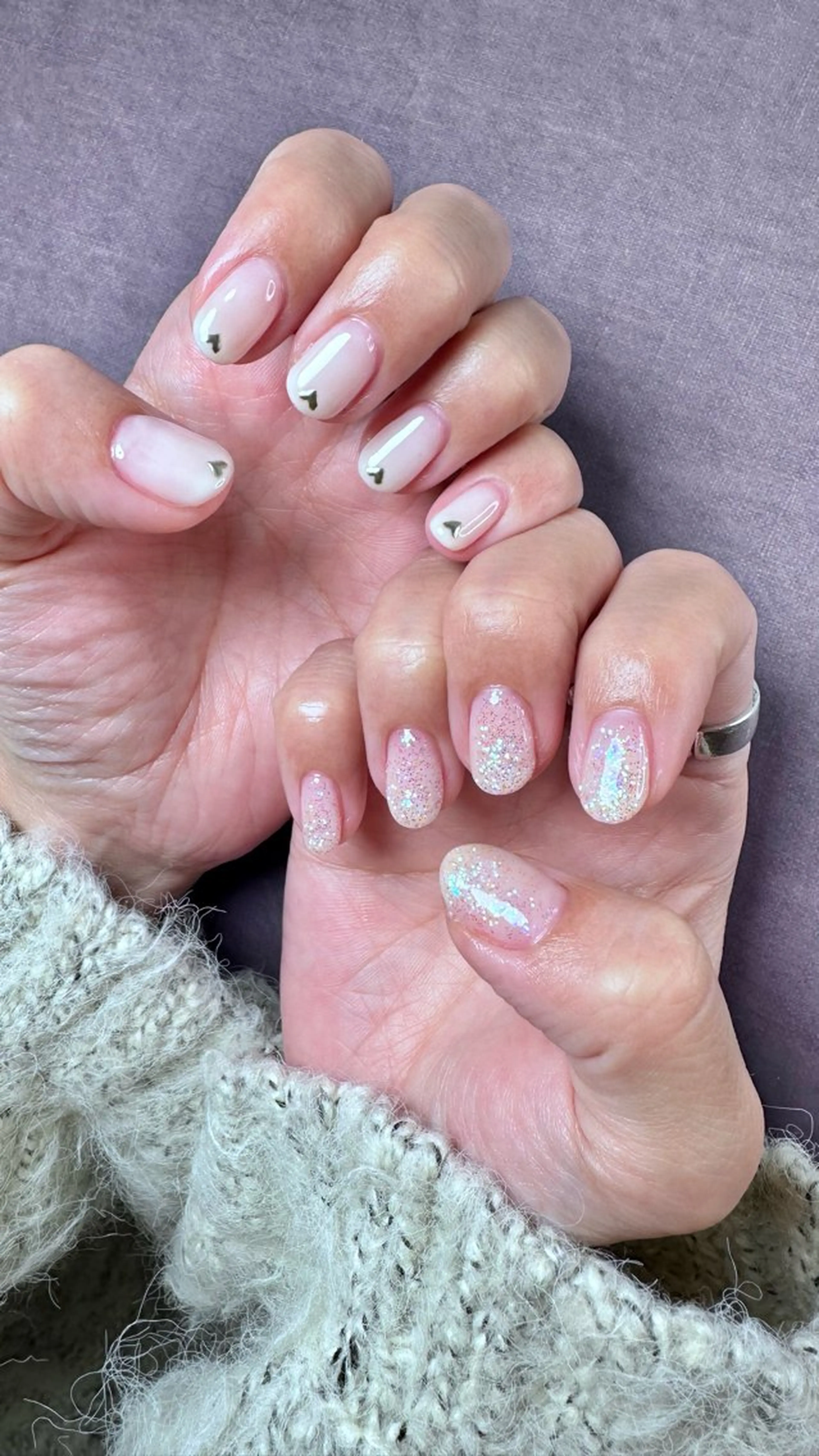 ネイル ニュアンスネイル ハンドネイル ハンドケア Atelier Ariのネイルデザイン