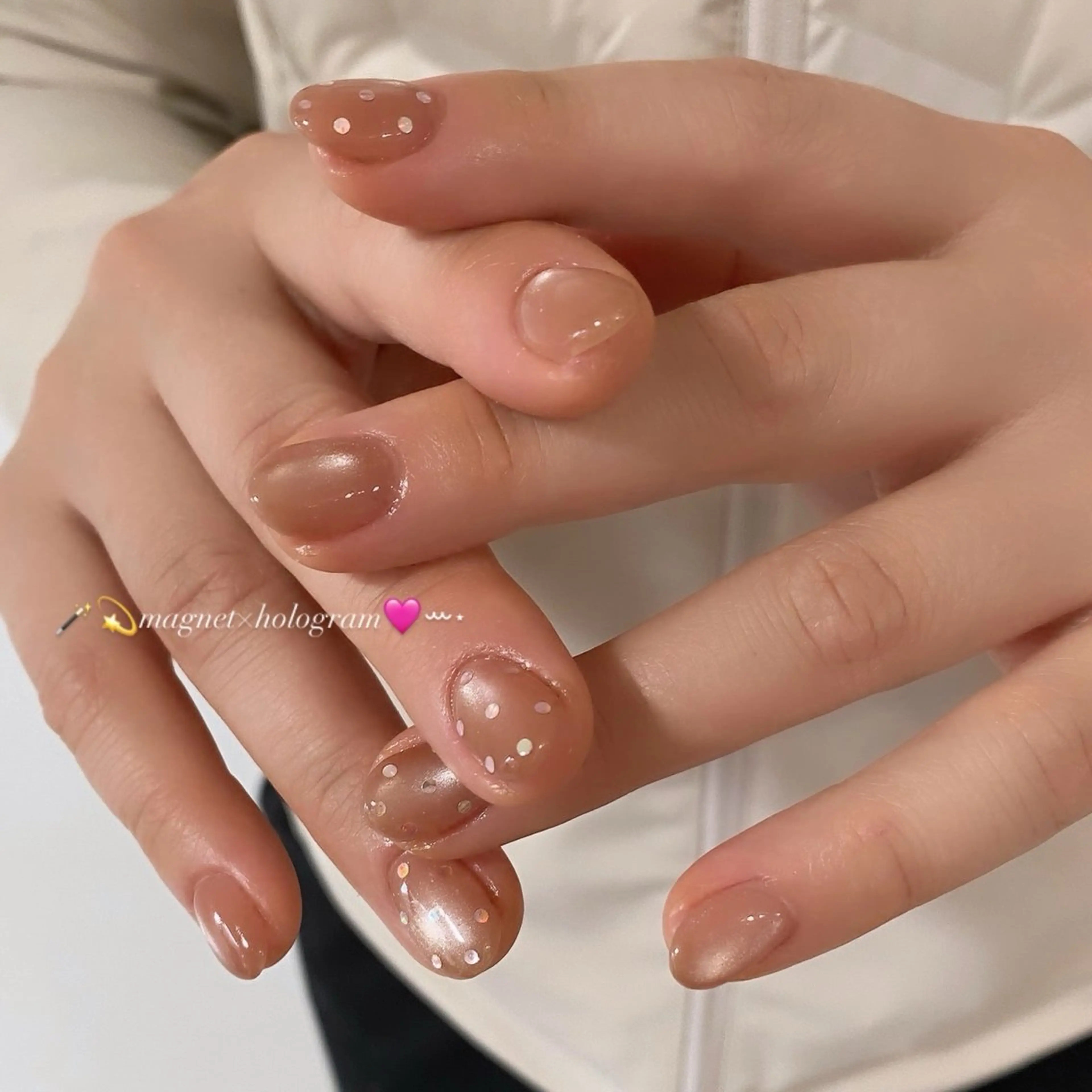 ネイル マグネットネイル KONDO RIHO♡のネイルデザイン