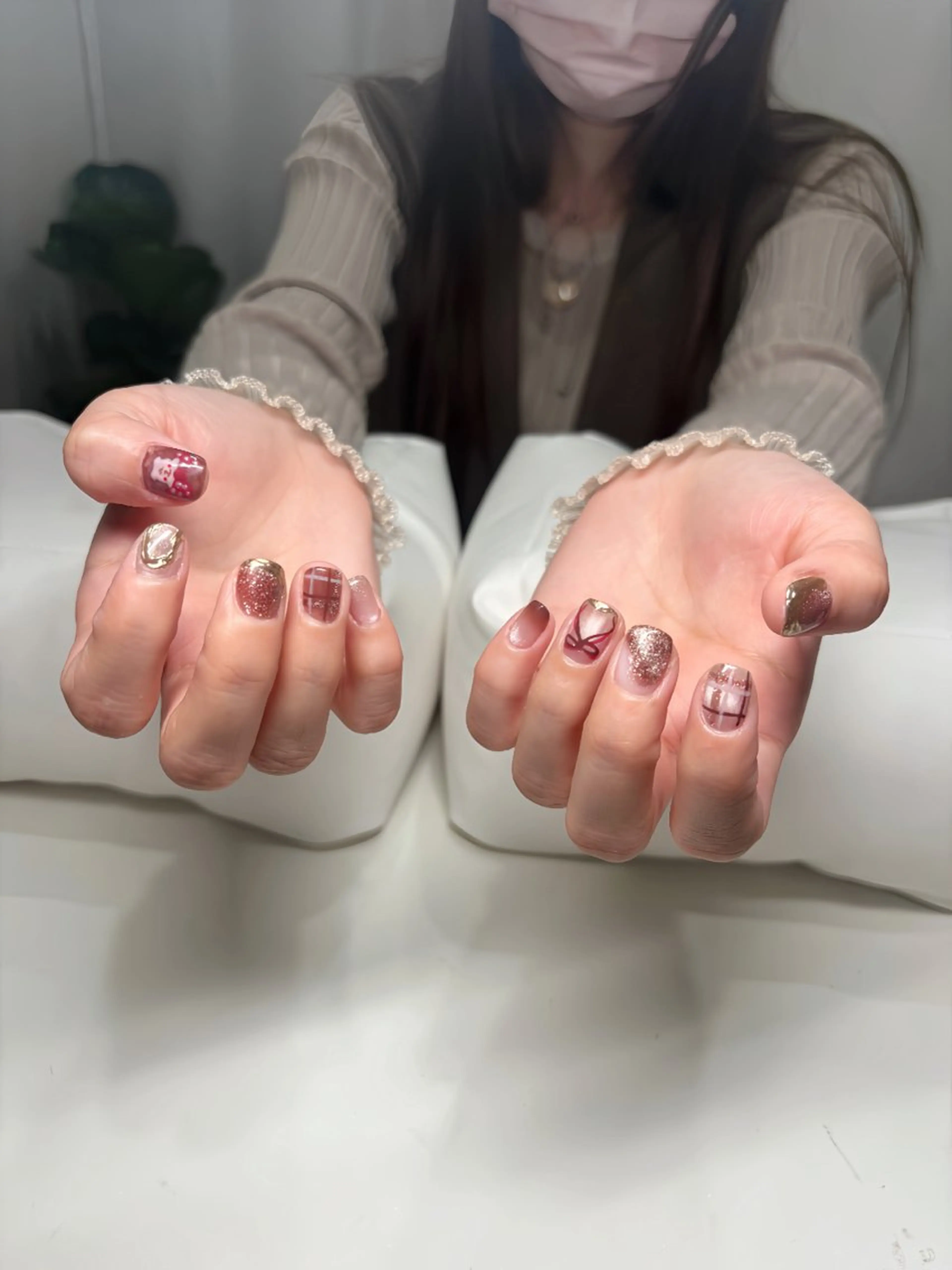 ネイル ハンドネイル ネイルサロン /しあわせたいむ🌱のネイルデザイン