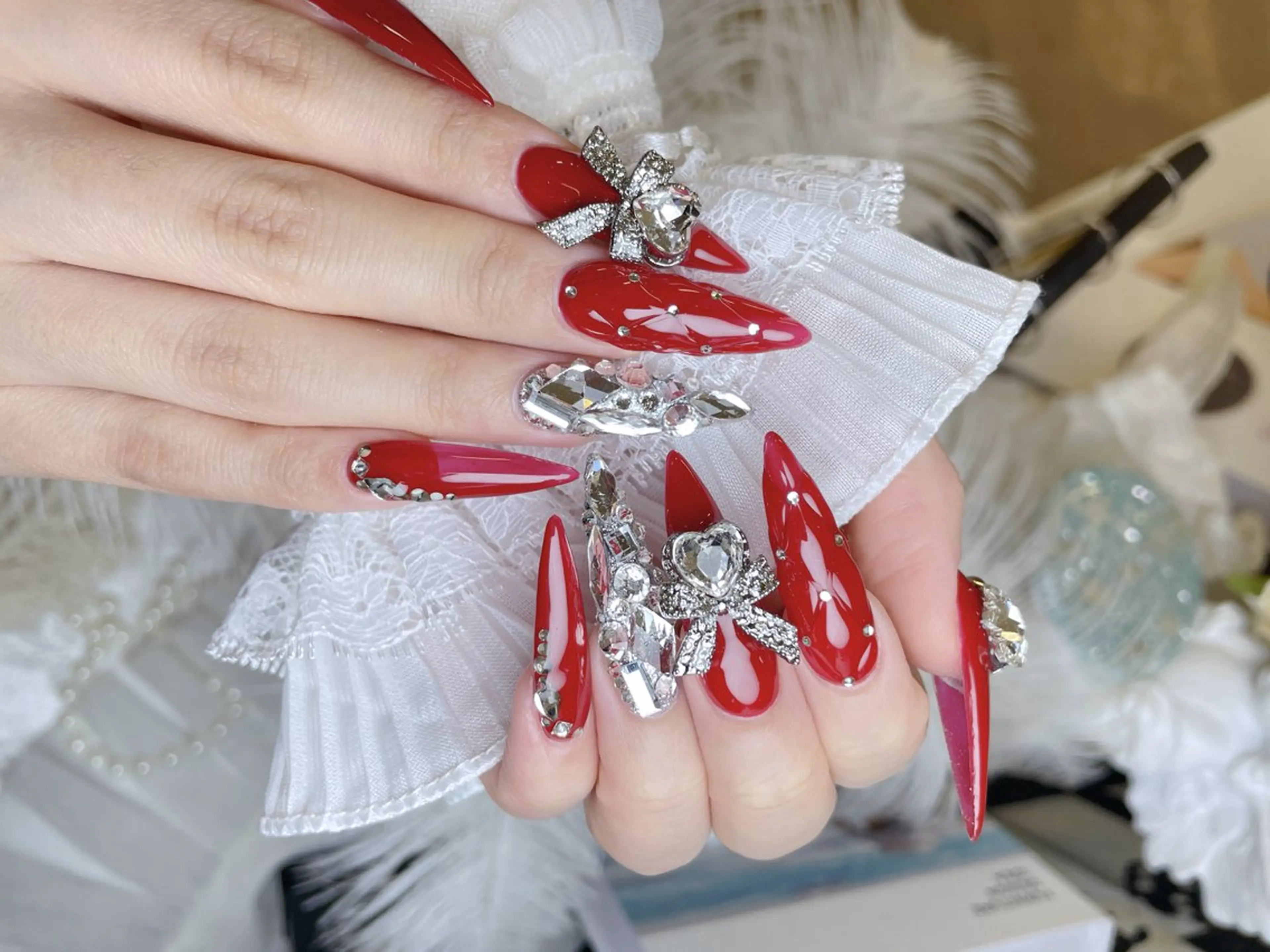 ネイル ジェルネイル ロングネイル スカルプネイル ネイルチップ その他(ネイル) 💅ネイル✨ プリンセスのネイルデザイン