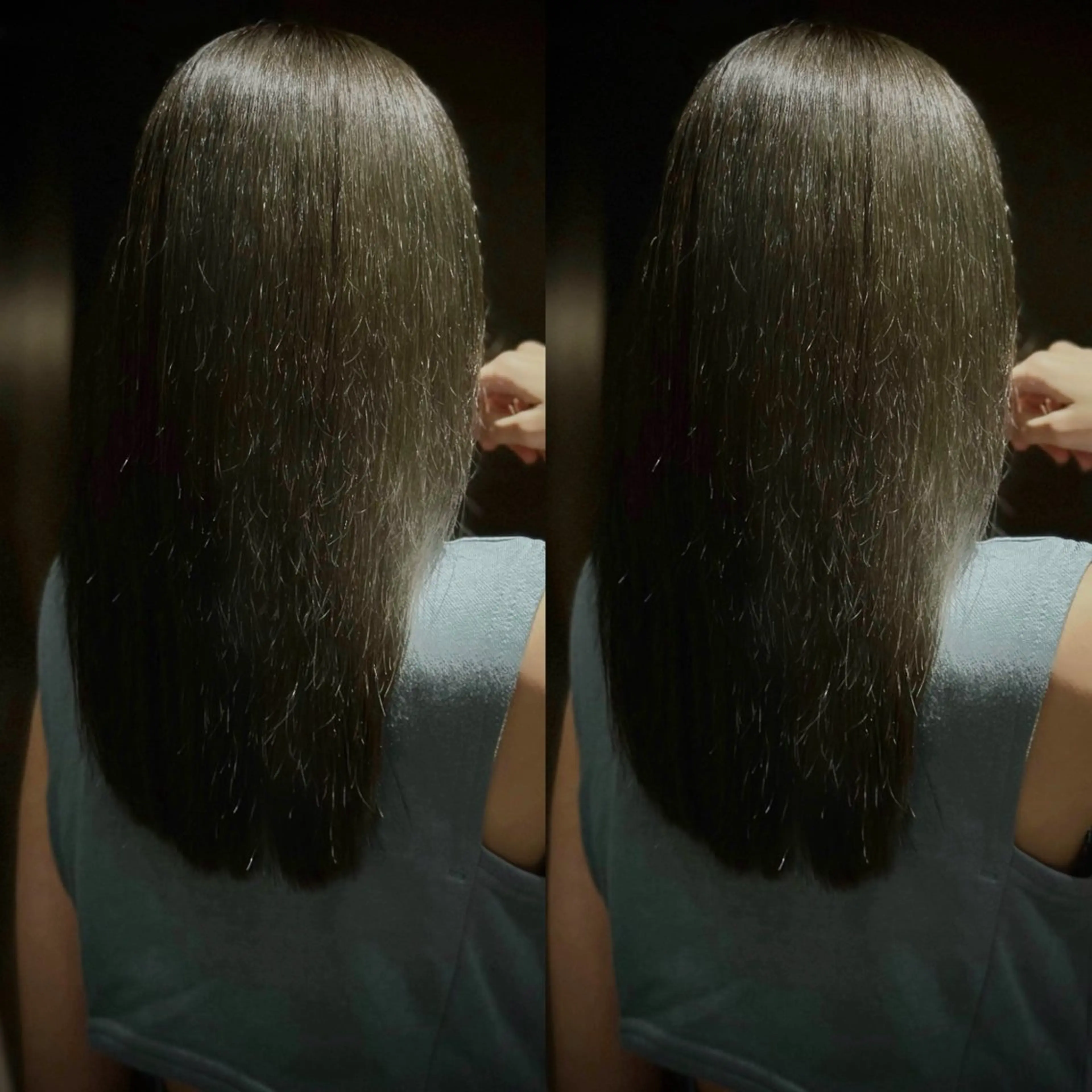 セミロング 縮毛矯正 Rena  Taka hashi/髪質改善のヘアスタイル