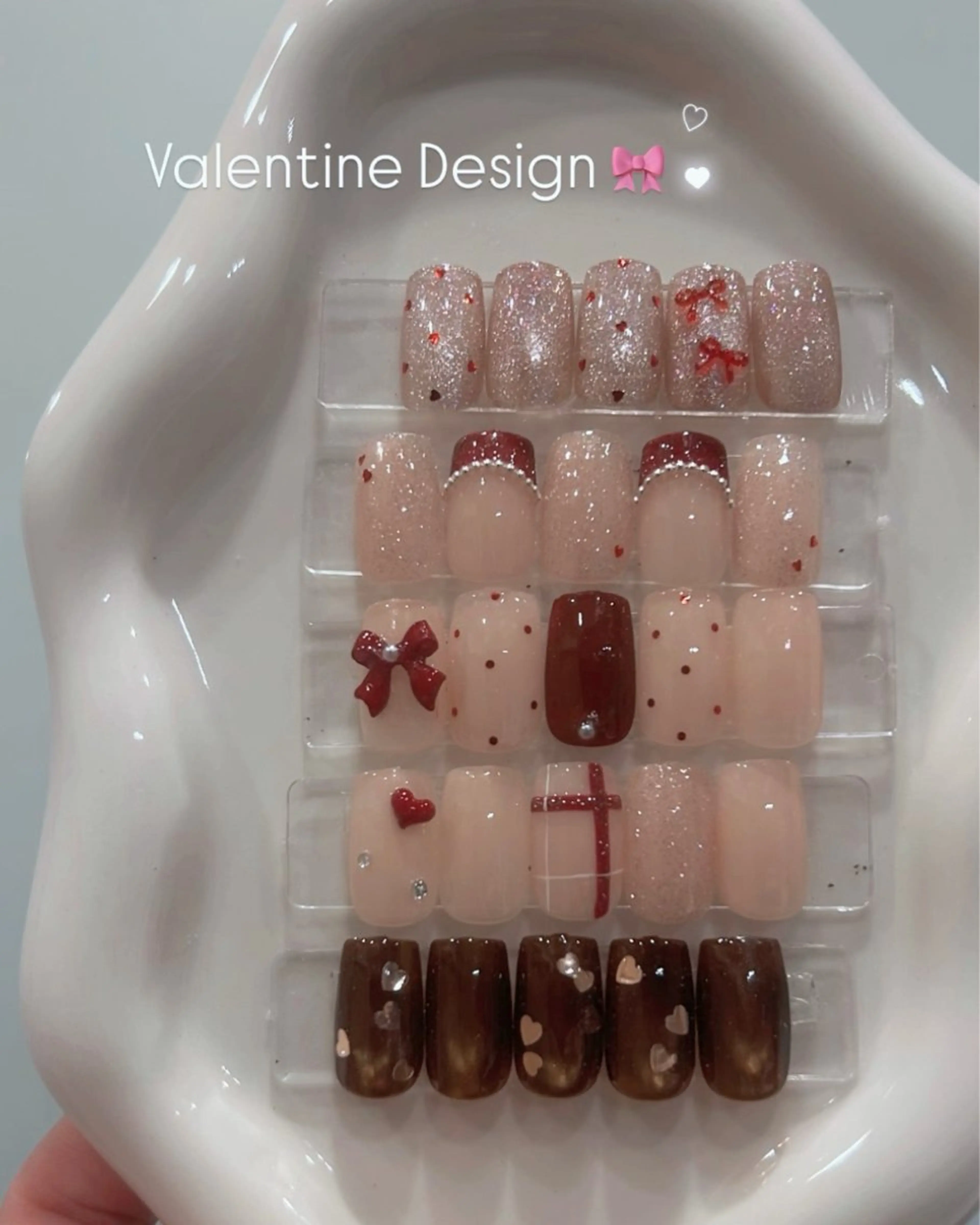 【hand】2月定額デザイン🎀¥8000の写真