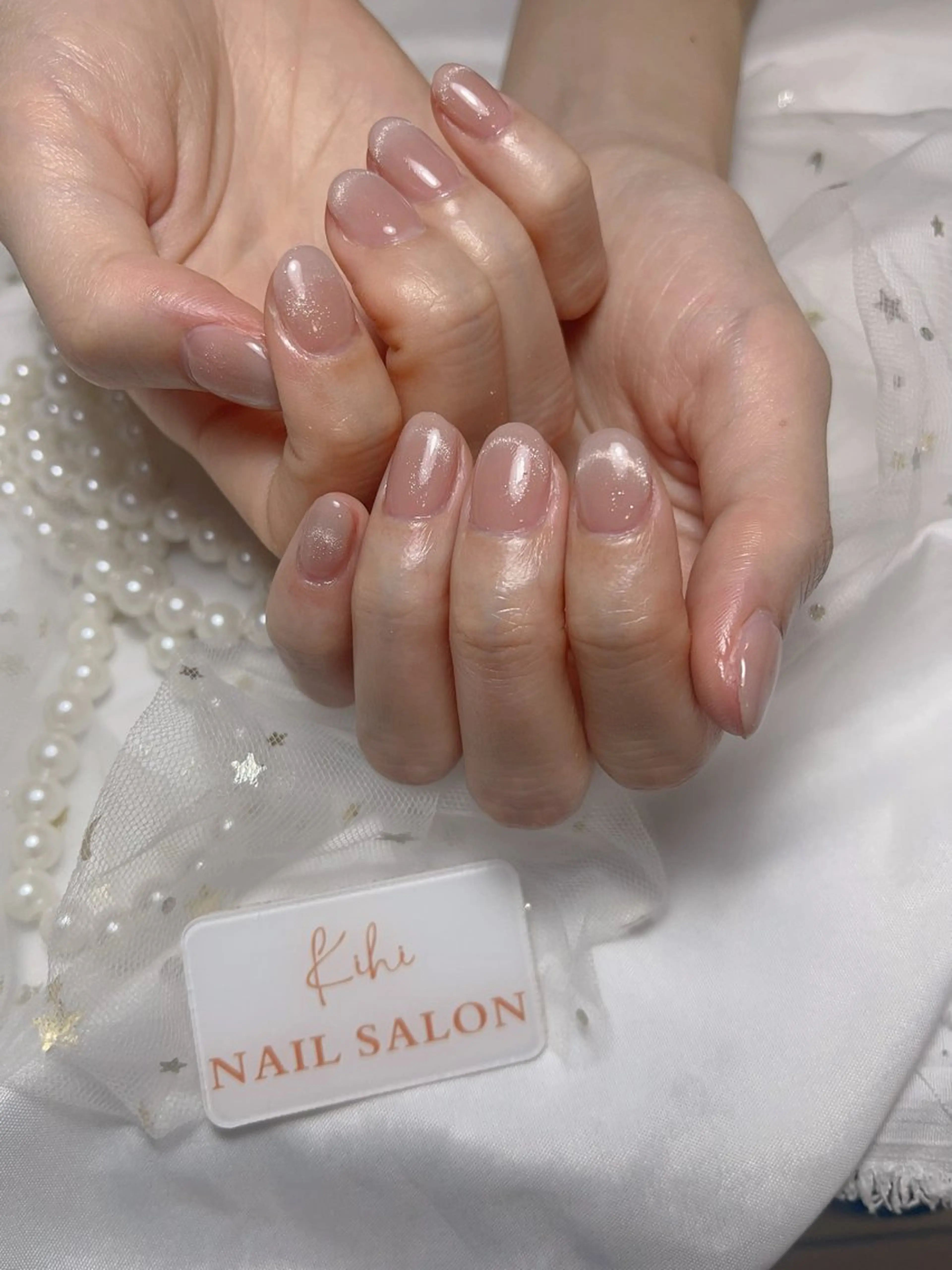 ネイル アートネイル フレンチネイル ジェルネイル グラデーション 韓国ネイル ハンドネイル ハンドケア さくら💮💮 【オフ無料】のネイルデザイン