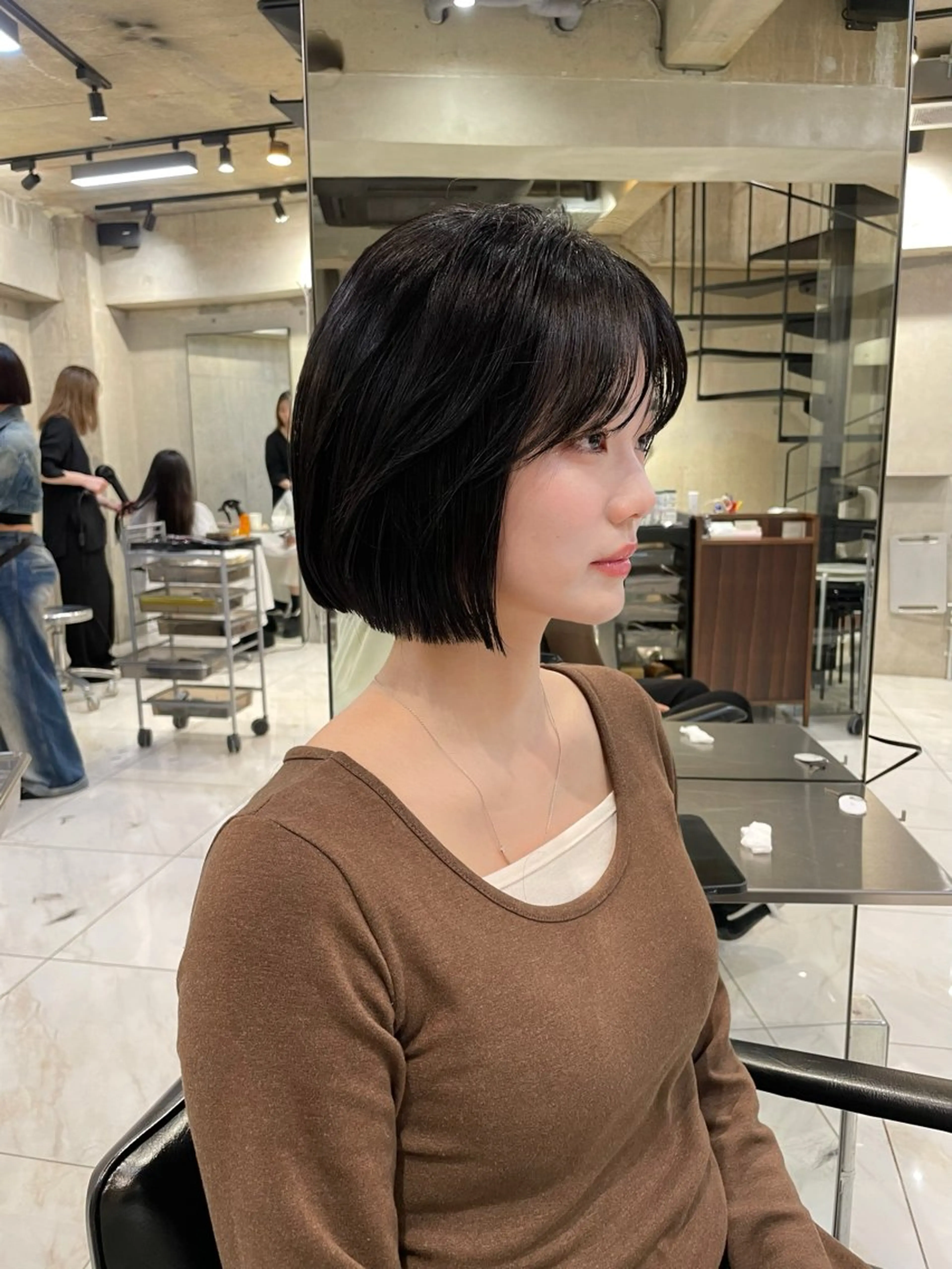 ミディアム ボブ 伊藤 アクアのヘアスタイル