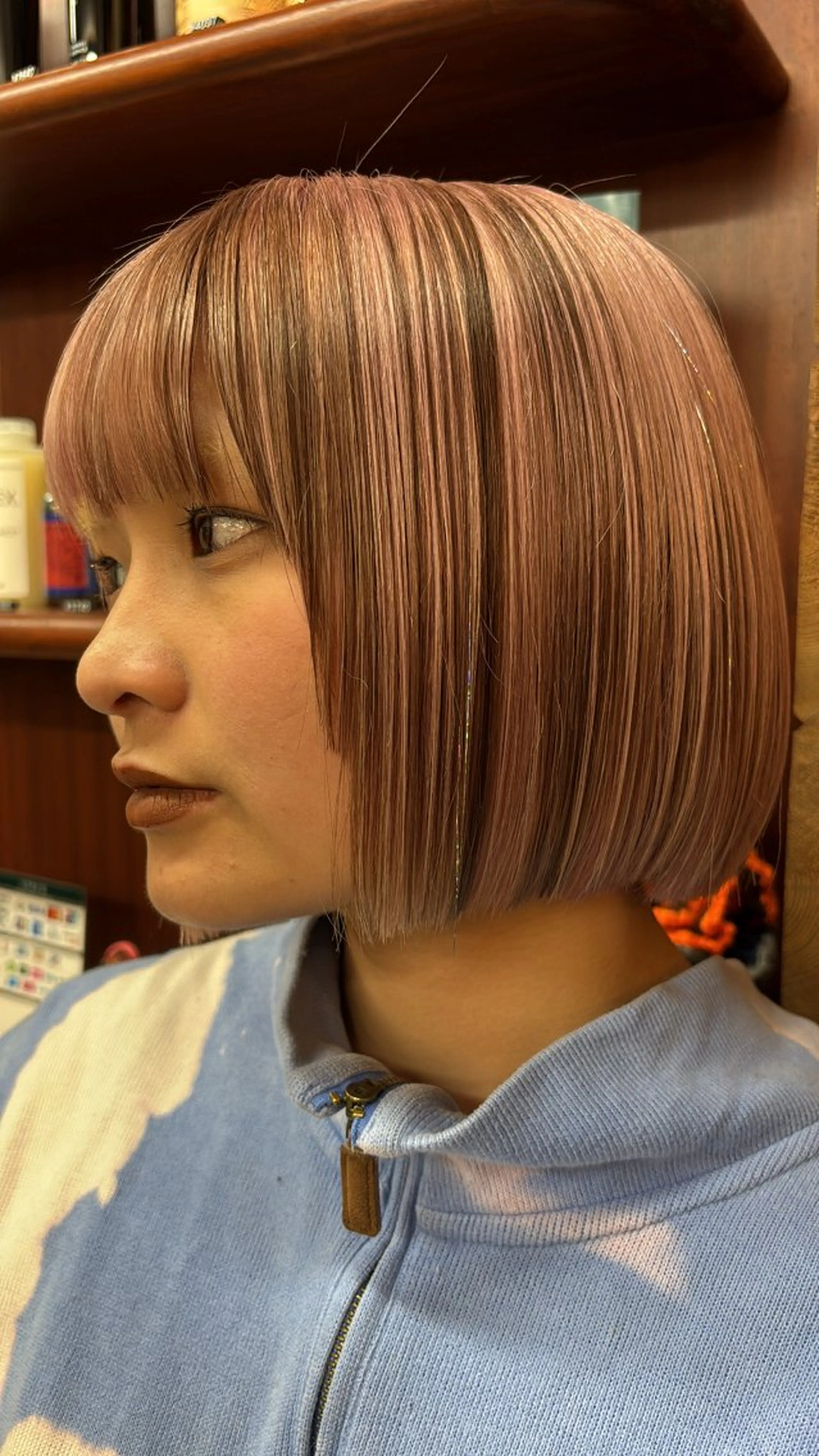 ショート ボブ 杉本 涼音のヘアスタイル