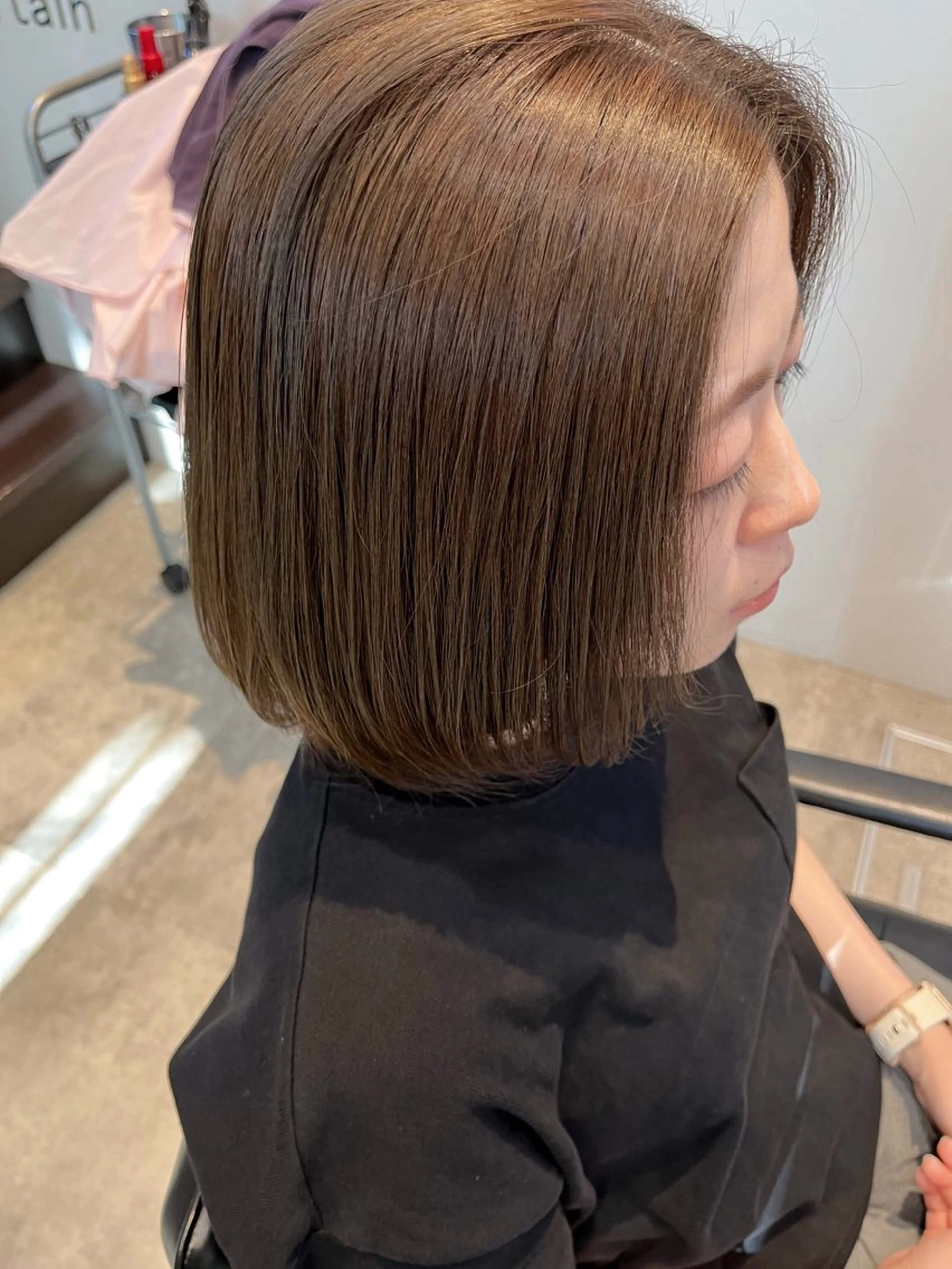 ミディアム ヘアカラー 垢抜け/イメチェン color🦩ちあきのヘアスタイル