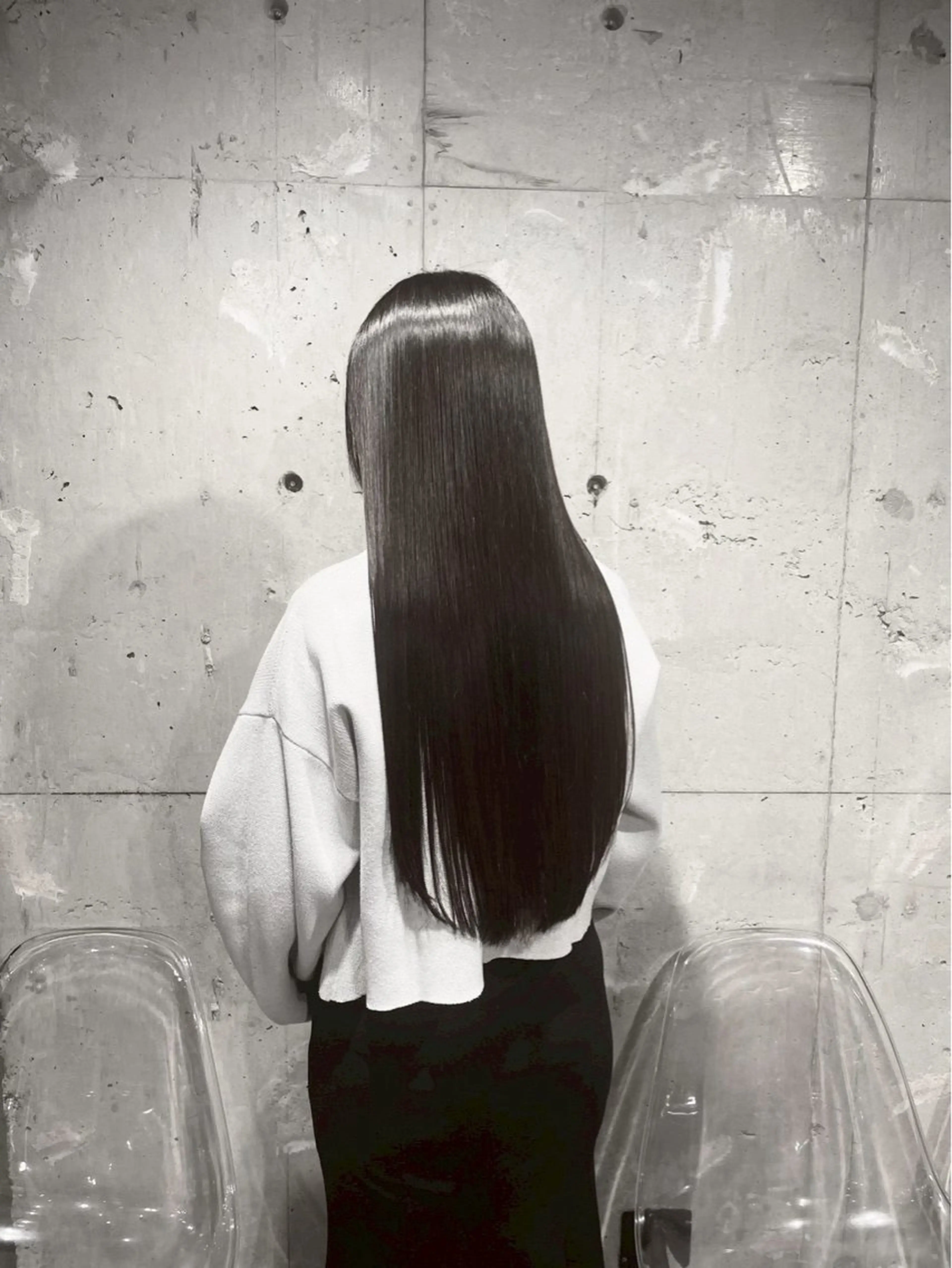 ロング カラー ブラウンカラー ヘアカラー トリートメント ヘアセット 板橋 煌也のヘアスタイル