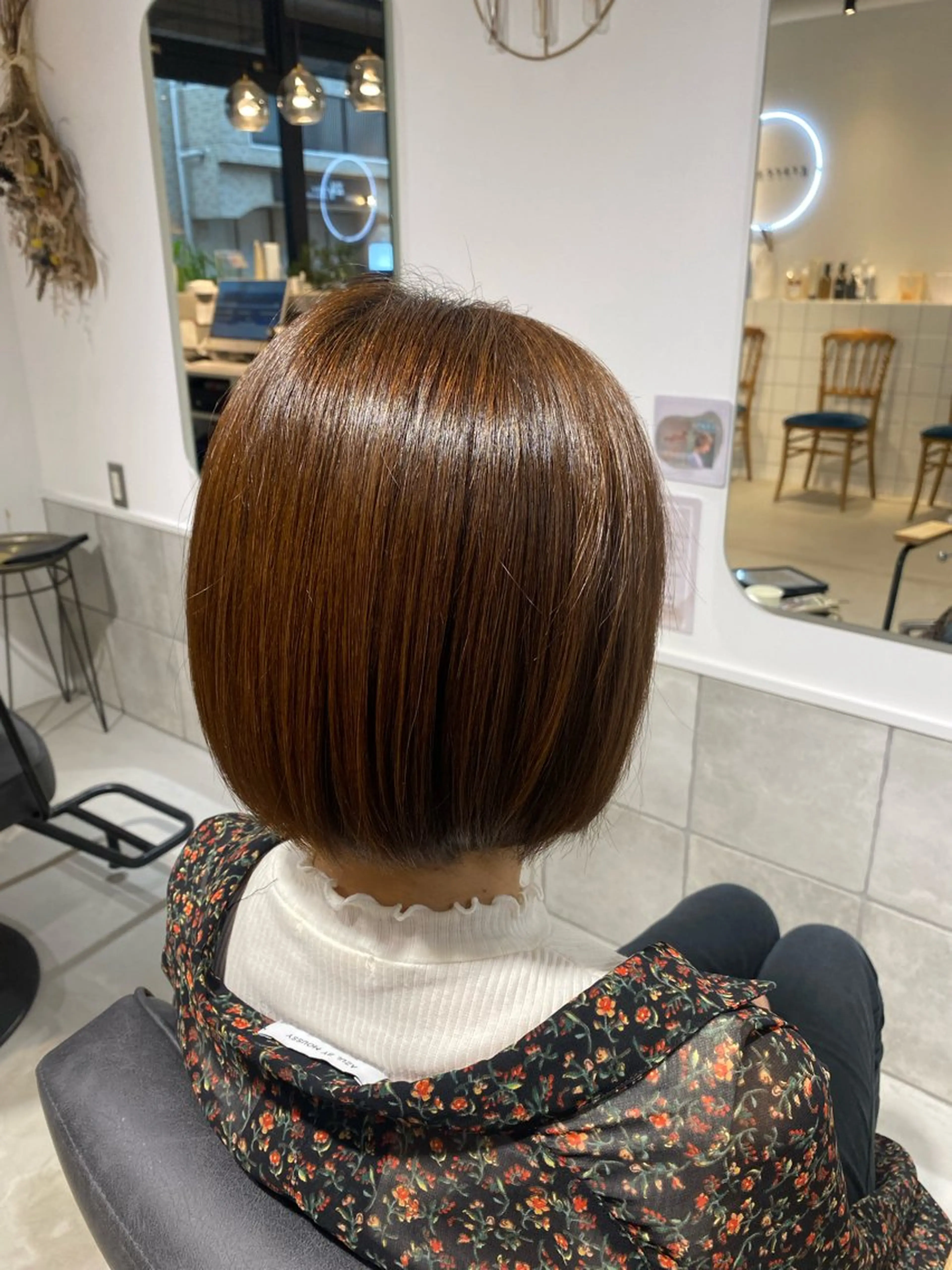 ショート ボブ 𝐇𝐢𝐧𝐚 ⟡.·のヘアスタイル