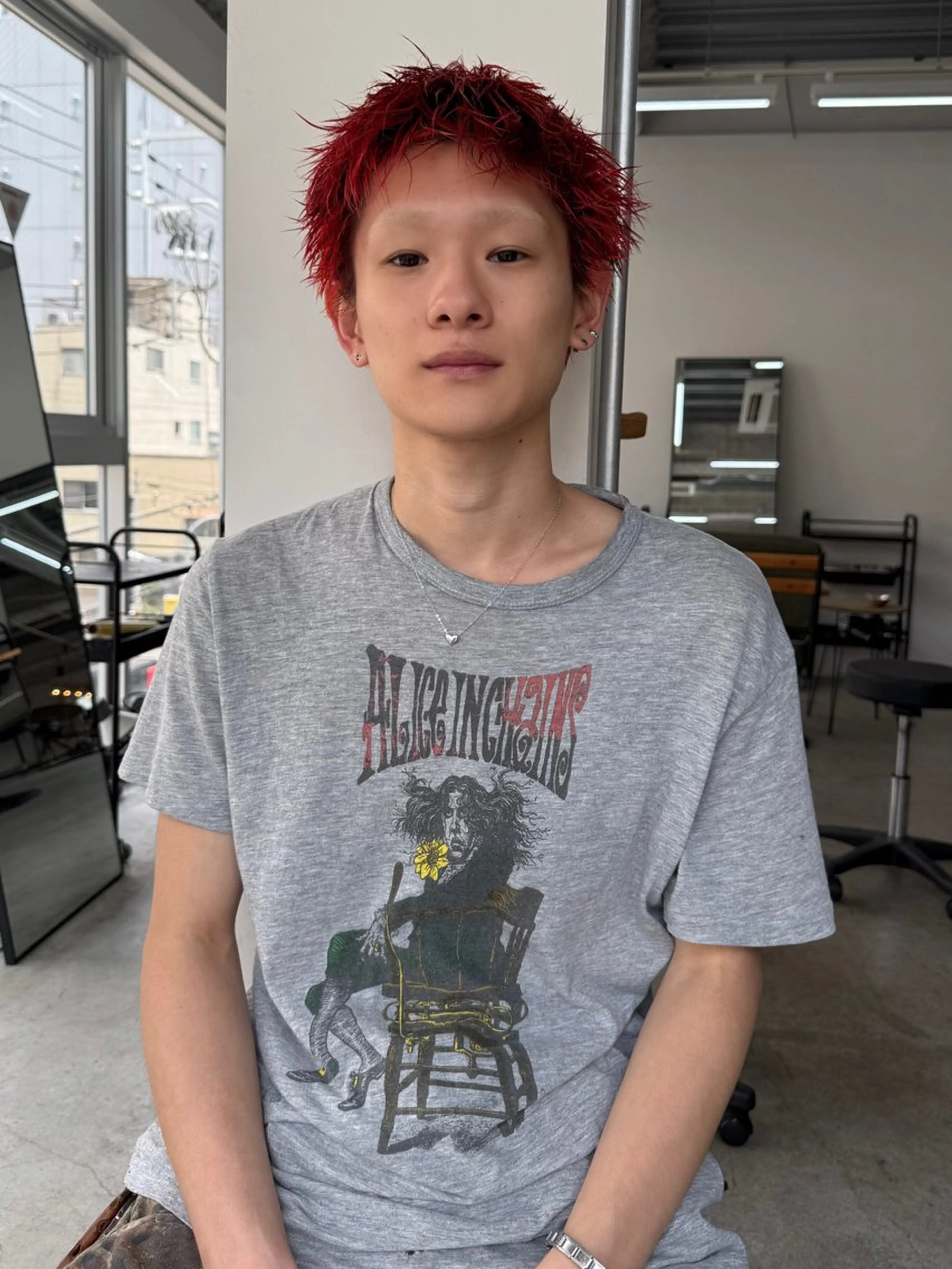 【当日予約可◎メンズ大歓迎】🖤カット＋シングルカラー🖤の写真