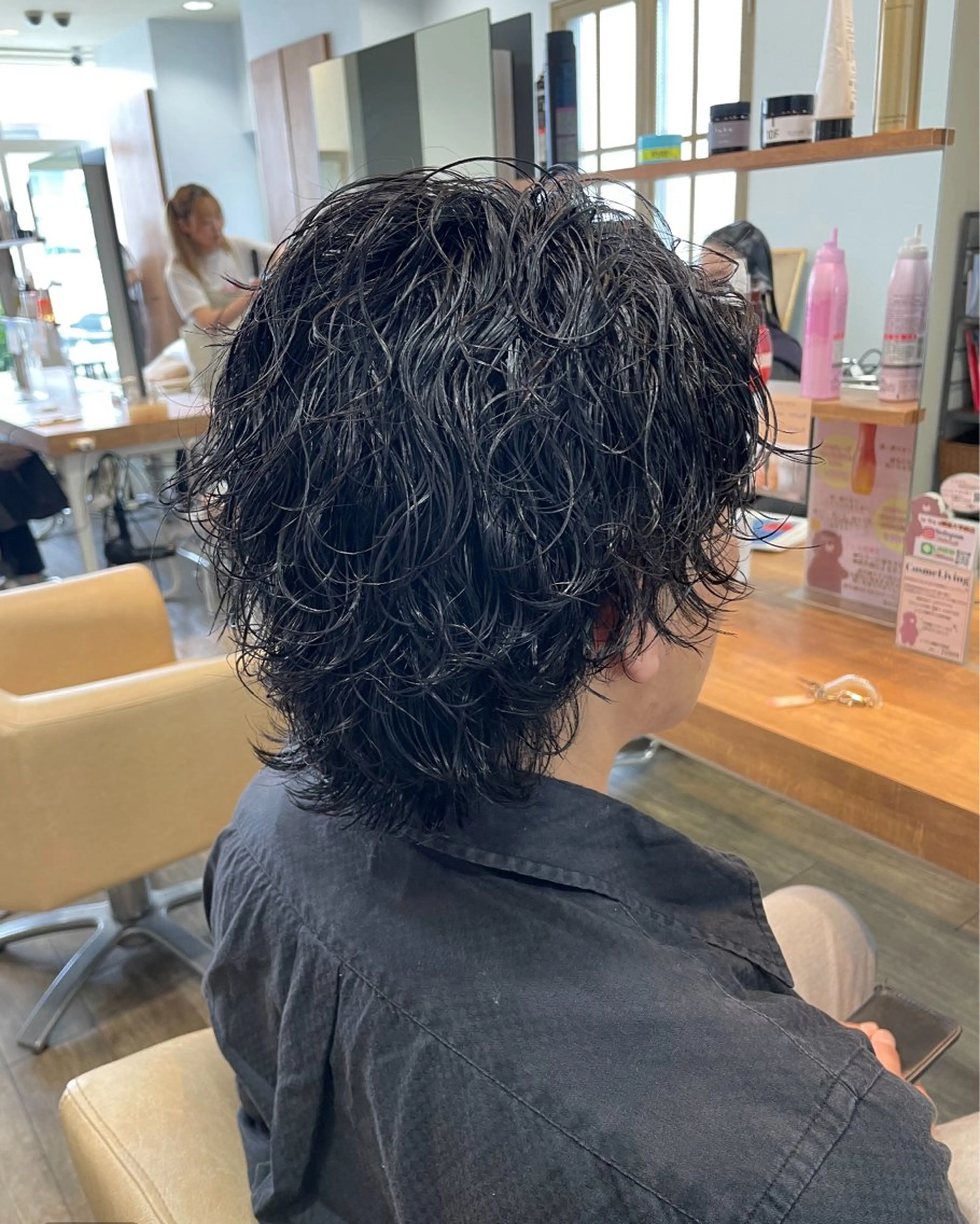 パーマ メンズ メンズパーマ 波巻きパーマ カット パーマ トリートメント ナルミ ケイスケのヘアスタイル