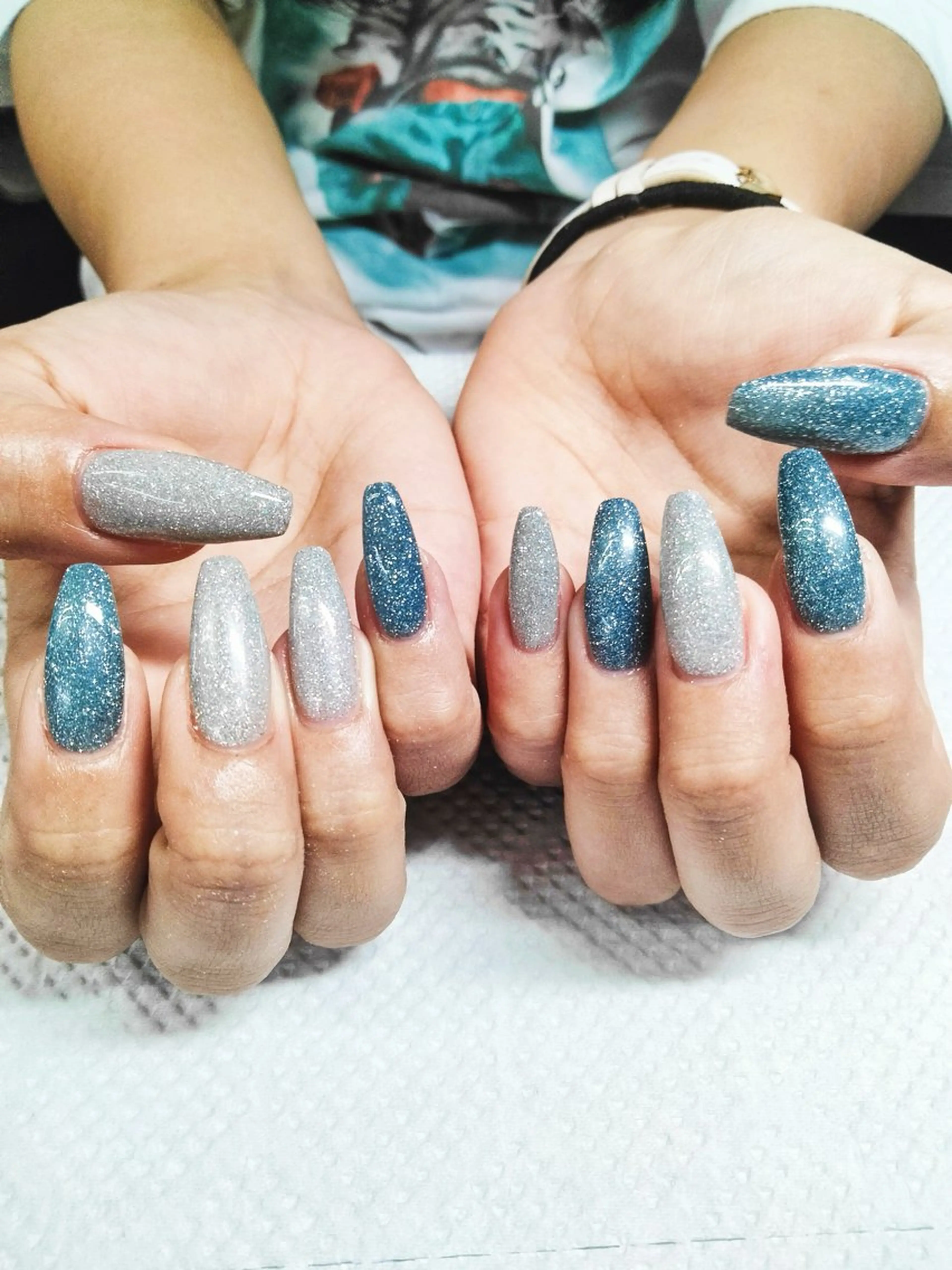 ネイル ラメ(グリッター) ワンカラーネイル Miu nailのネイルデザイン