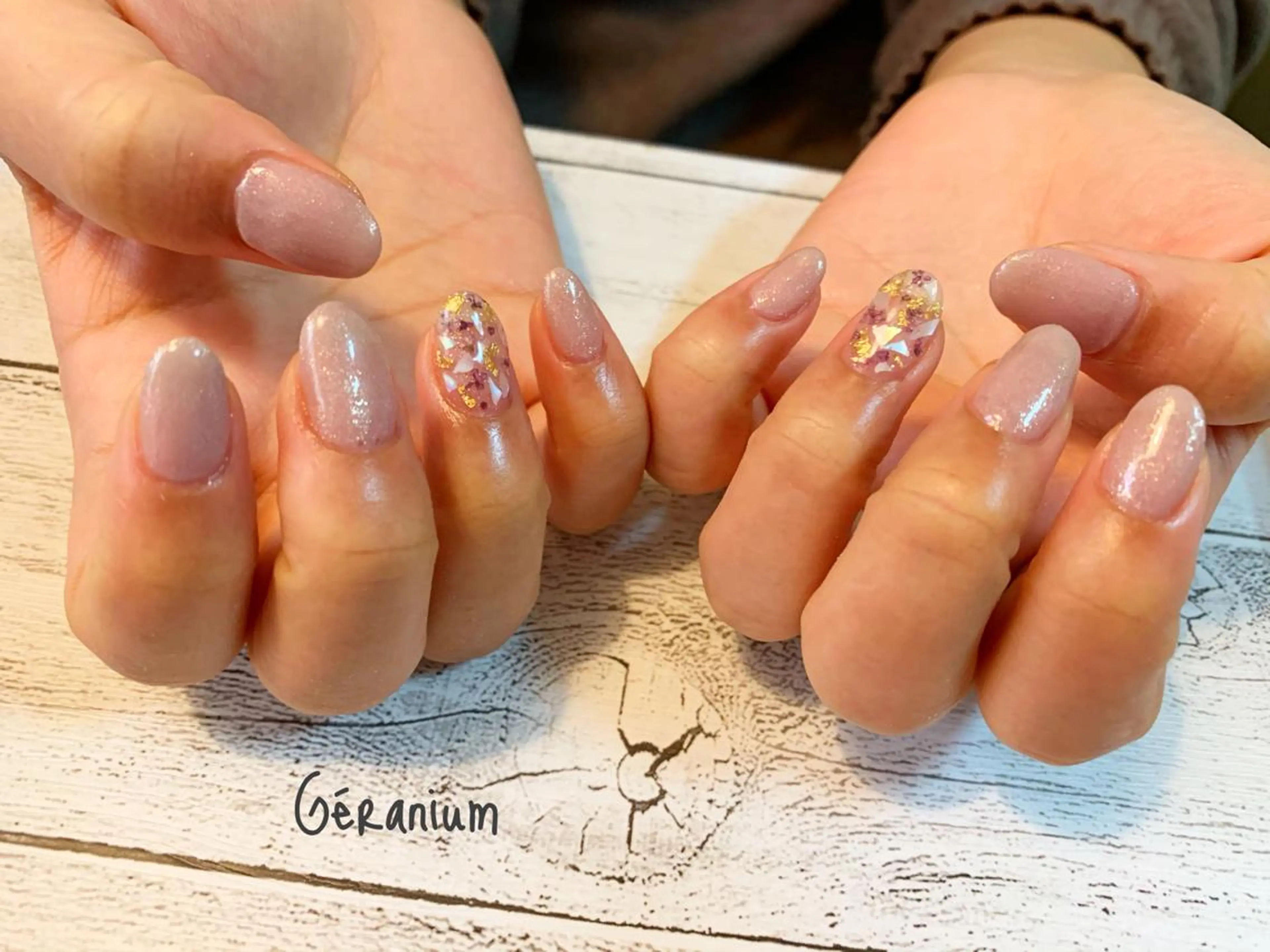 ネイル ハンドネイル GéRanium Harukaのネイルデザイン