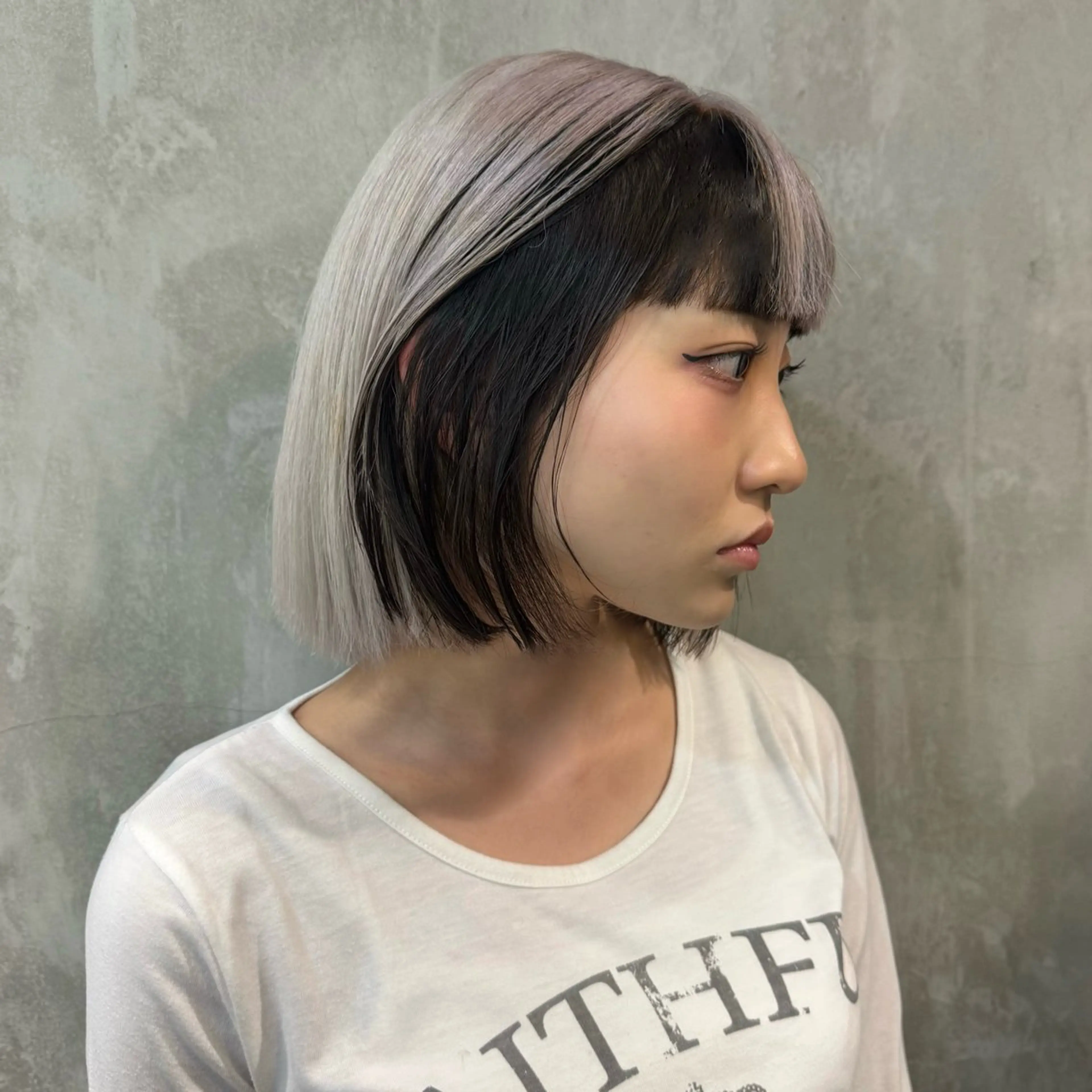 ミディアム カラー ヘアカラー トリートメント ☪ ‎ハイトーン信者 ☪️yumeka🪩のヘアスタイル
