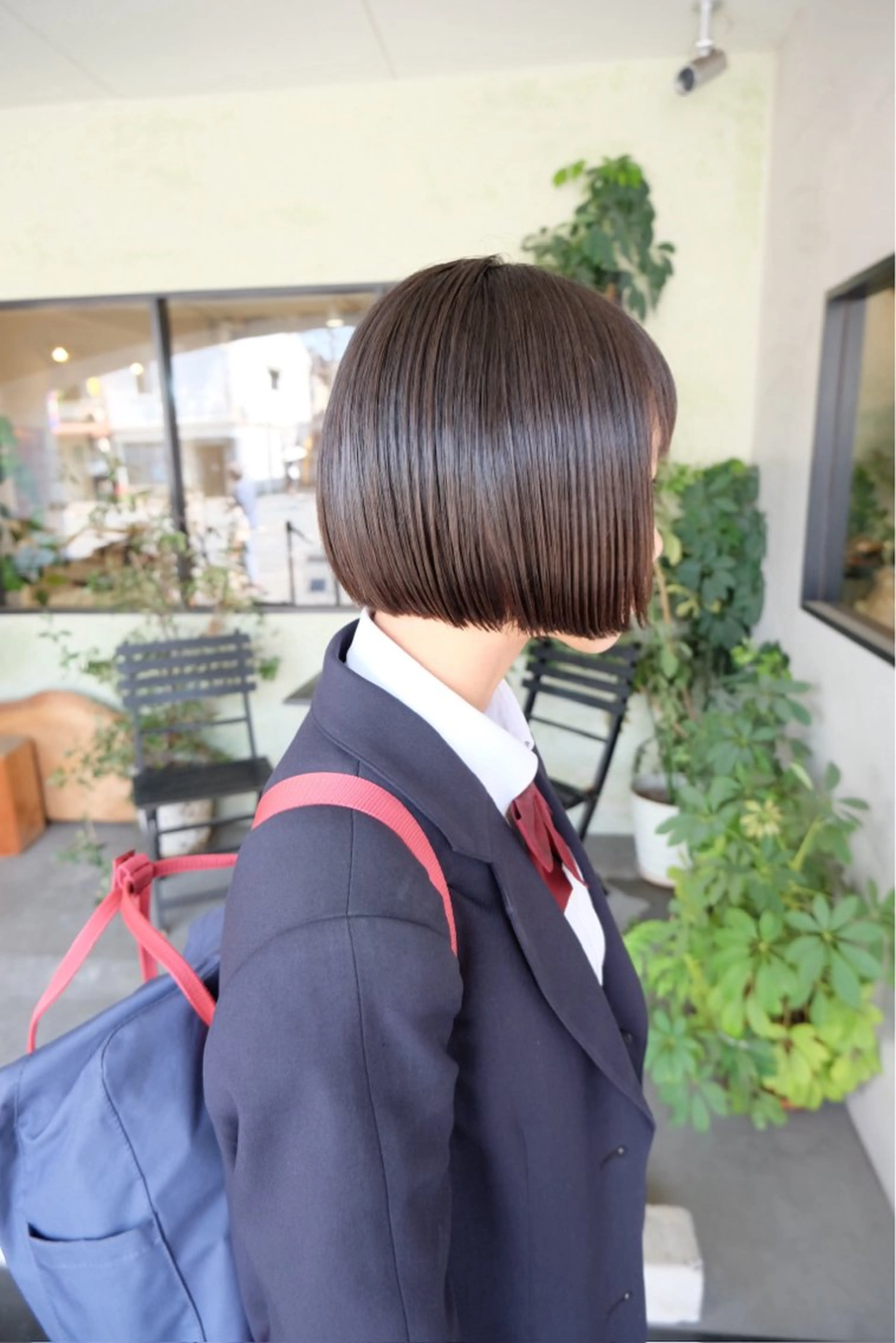 ショート ROCAReTA FOR HAIR 千本丸太町店所属・なかがきはな/ボブ/ レイヤー/パーマのヘアスタイル