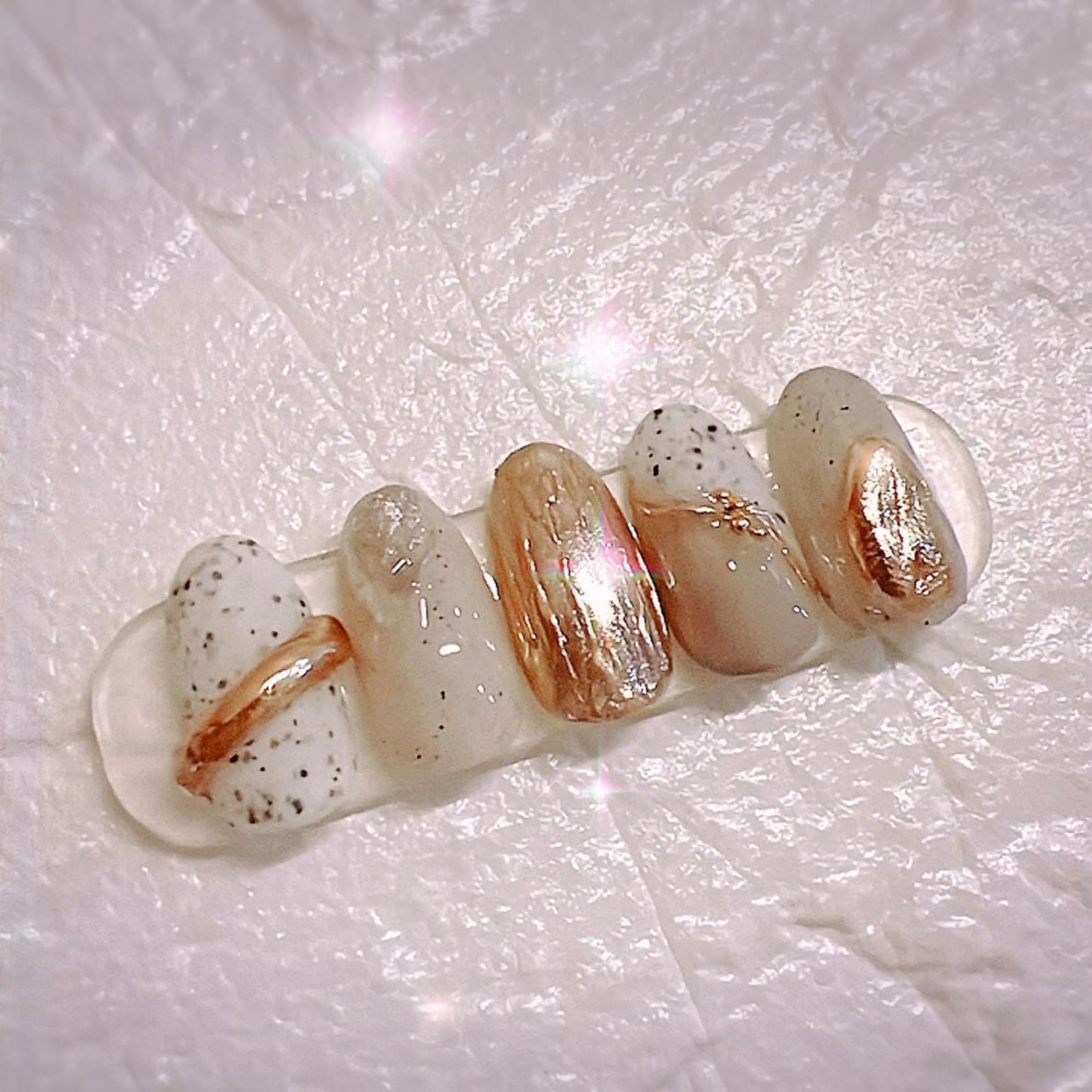 カラー ネイル ecru エクリュのネイルデザイン