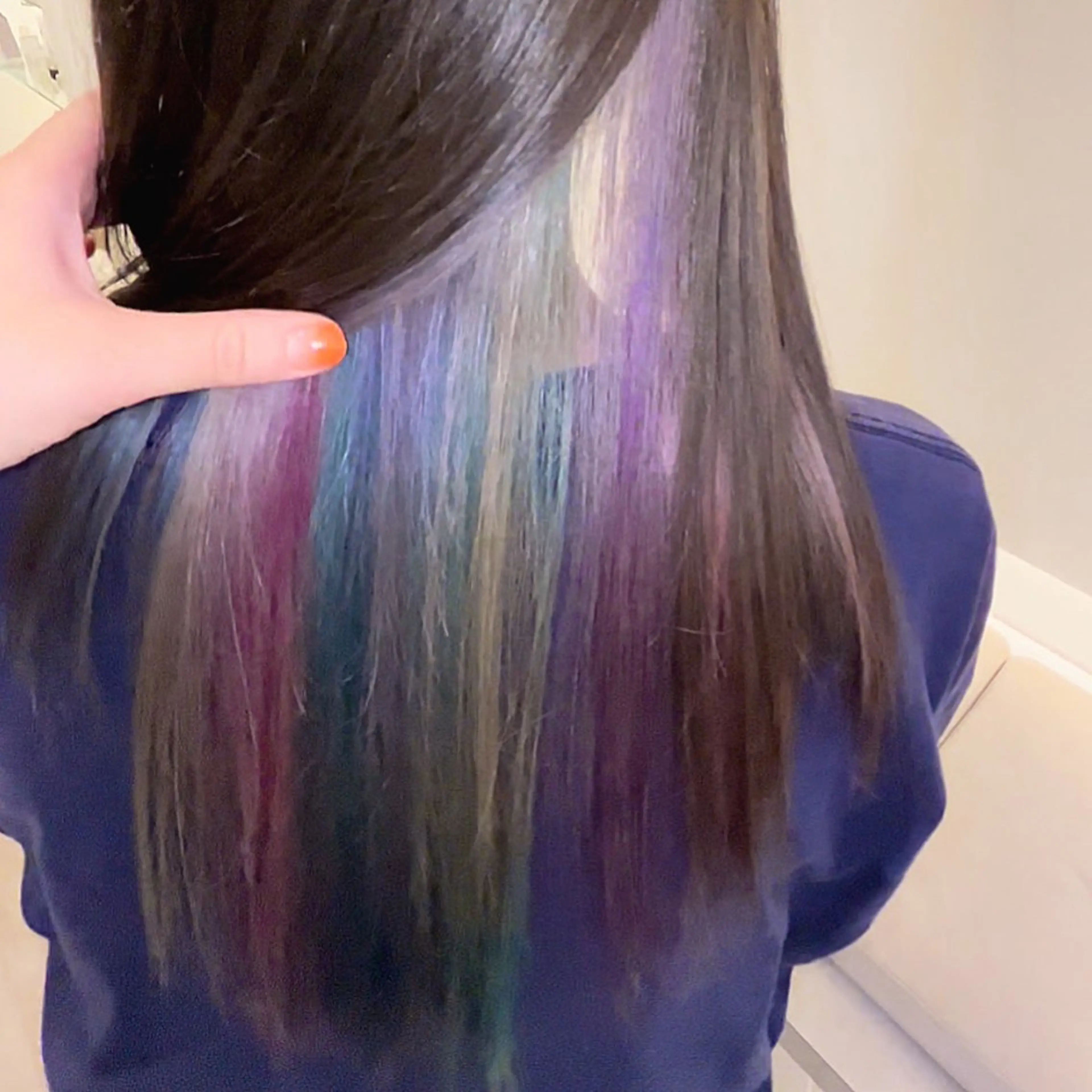 カット+💛インナーカラー💛(ブリーチ込み)➕補修ケアトリートメントの写真