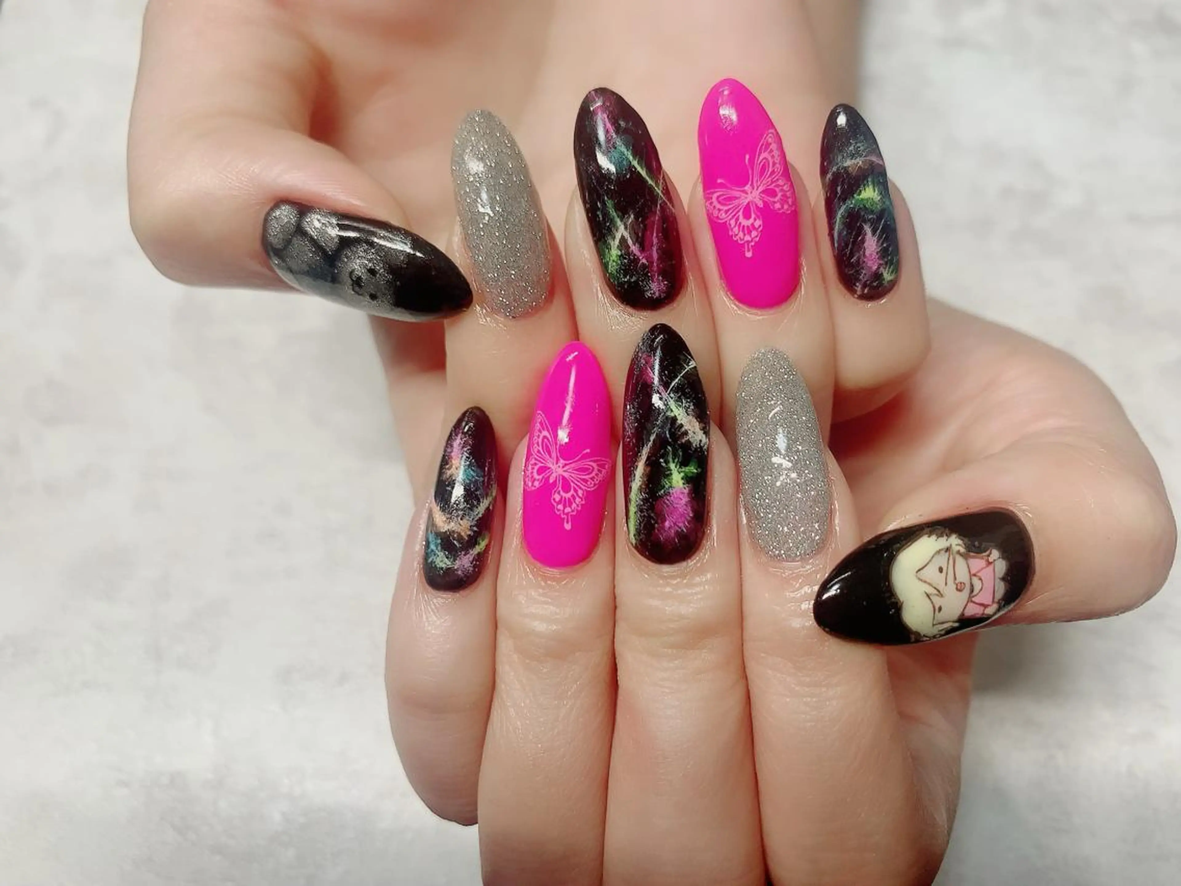 ネイル アートネイル フットネイル キラキラネイル ニュアンスネイル オフィスネイル nail happiness.のネイルデザイン